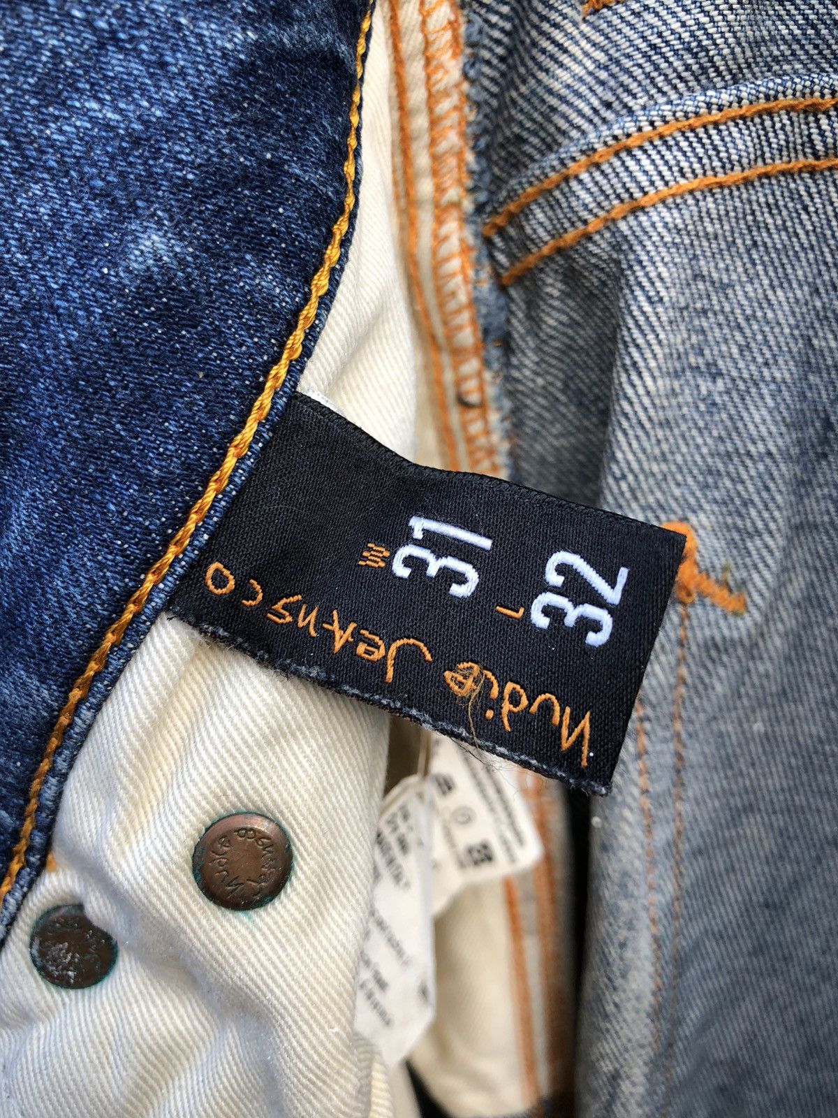 Nudie Jeans Made in Italy Nudie Jeans Distressed Denim Size US 31 - 8 Thumbnail