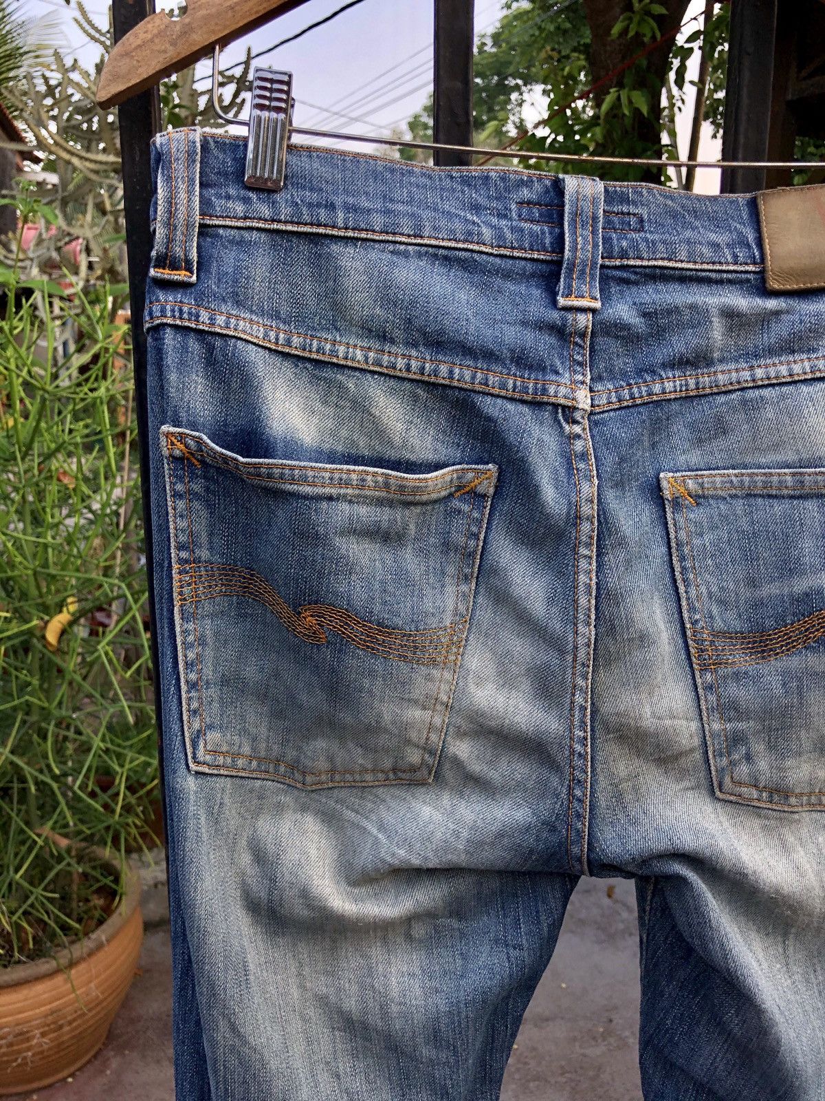 Nudie Jeans Made in Italy Nudie Jeans Distressed Denim Size US 31 - 7 Thumbnail