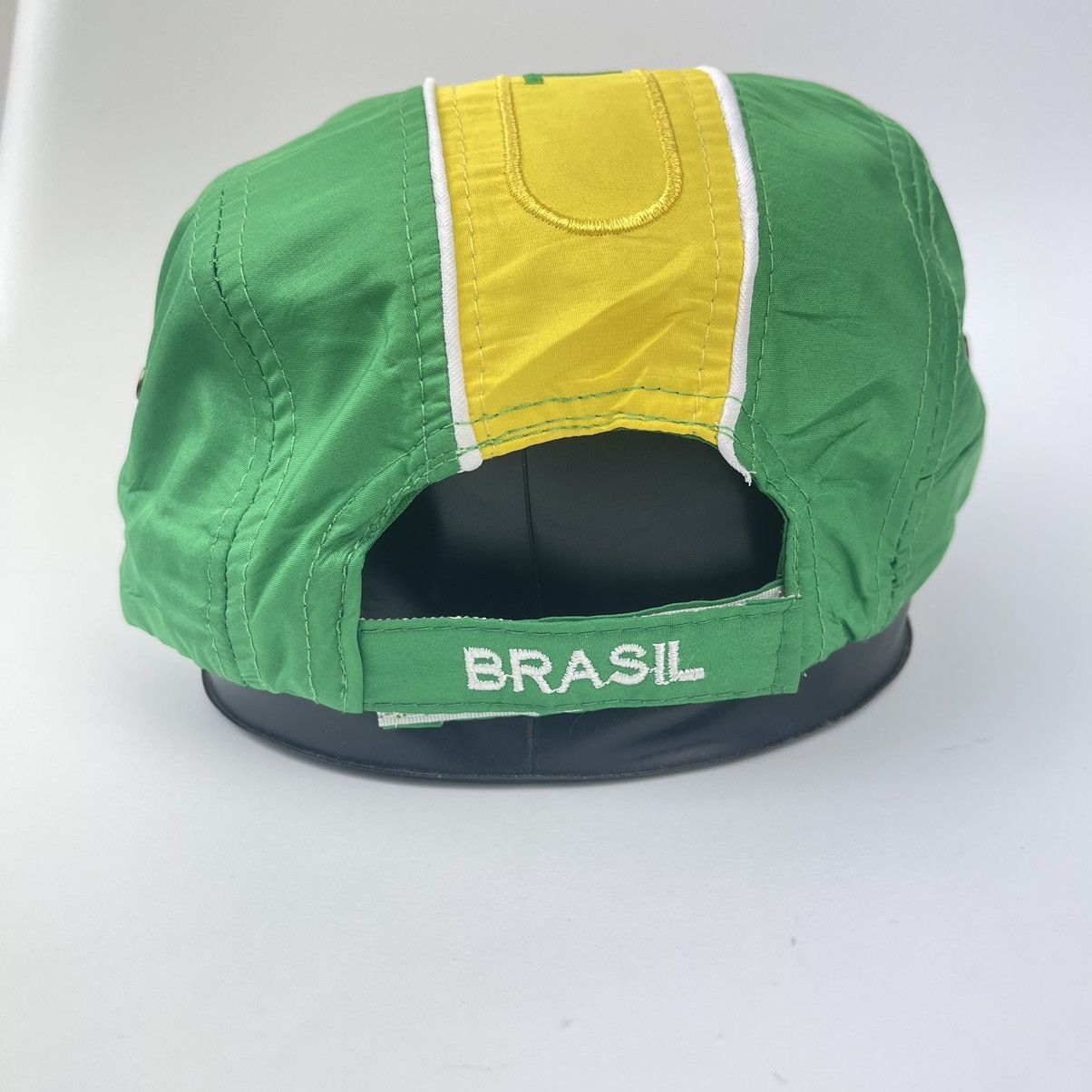 Vintage Brazil Flag Fashion Football Cap Hat Size ONE SIZE - 4 Thumbnail