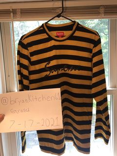 Supreme Medium Stripe L S | Grailed