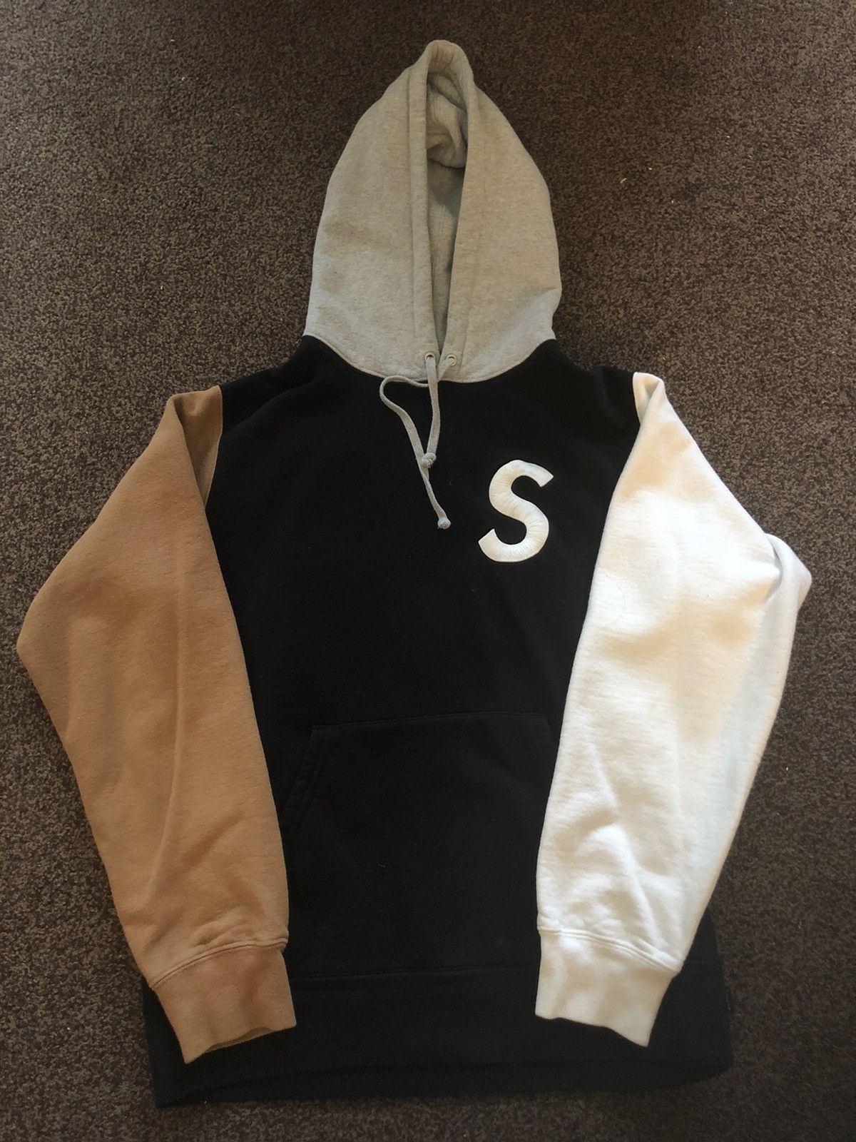 Supreme S Logo Hooded Sweatshirt (FW22) Brown