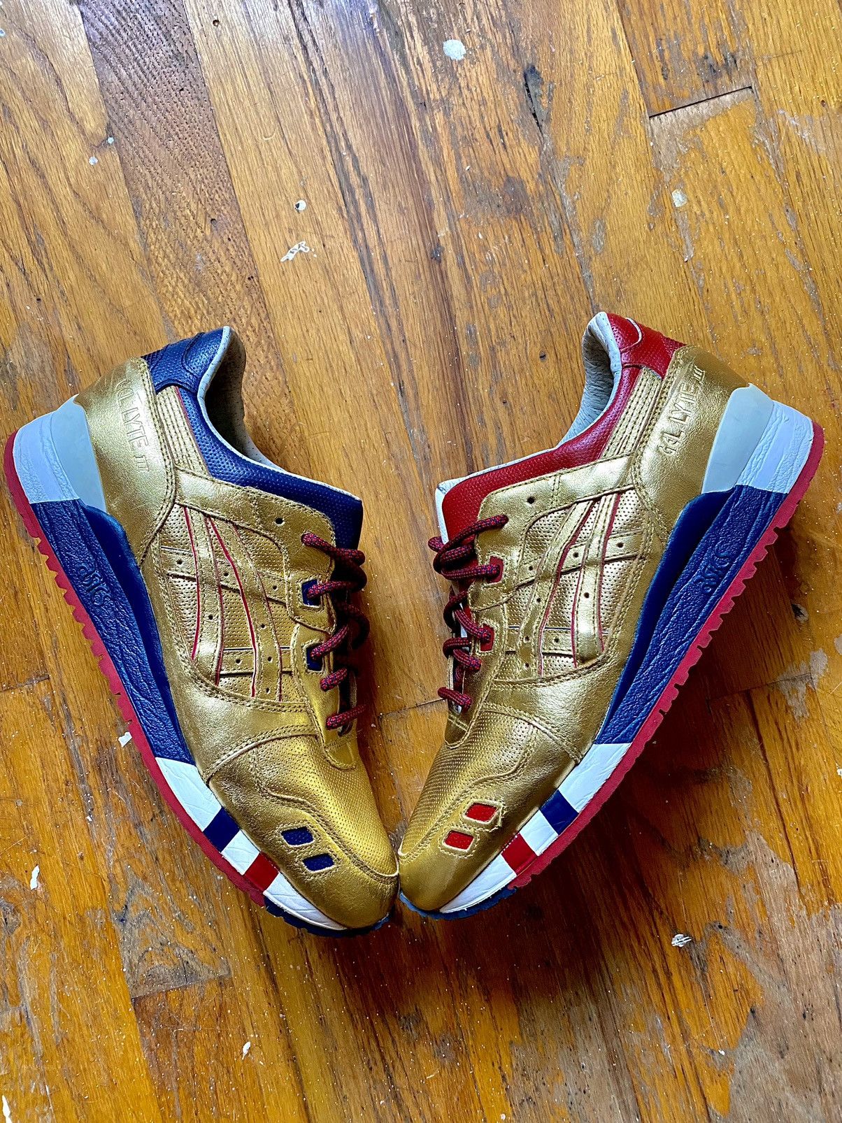 ASICS Gel Lyte III Gold x KITH x Ronnie Fieg gold