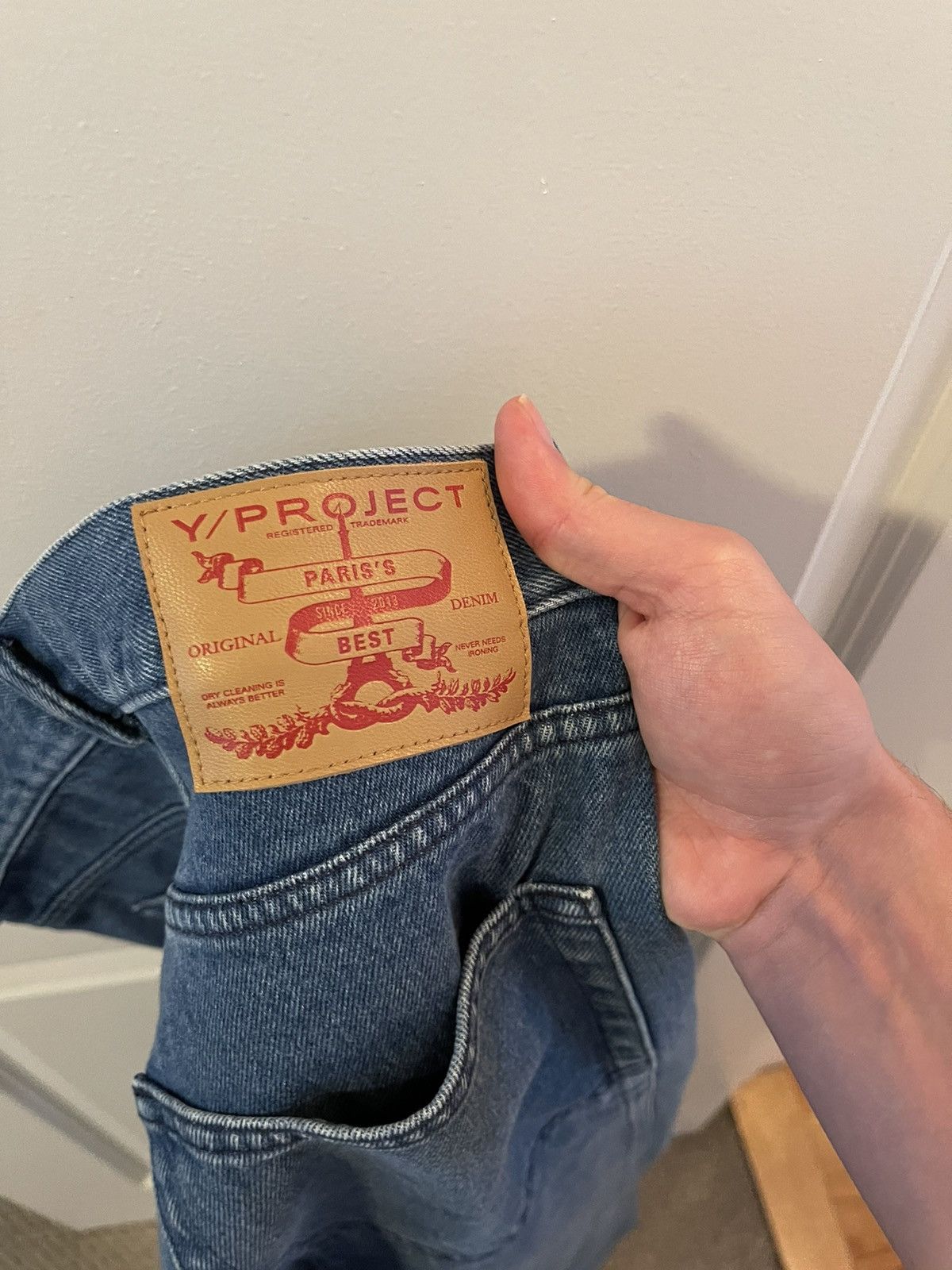 Y/Project Y/Project Blue Stonewas Xl Pocket Jeans Size US 30 / EU 46 - 5 Thumbnail