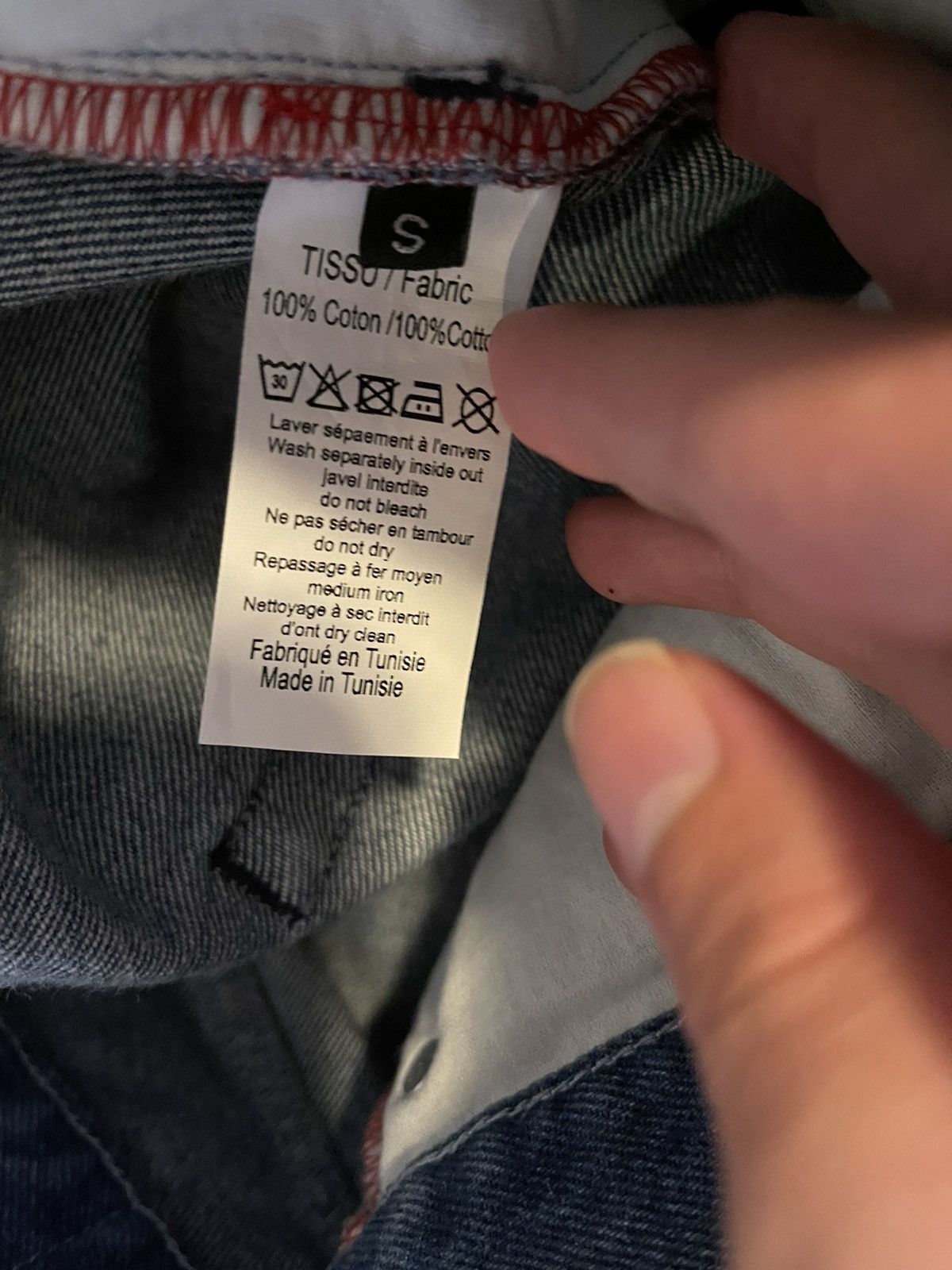Y/Project Y/Project Blue Stonewas Xl Pocket Jeans Size US 30 / EU 46 - 6 Thumbnail