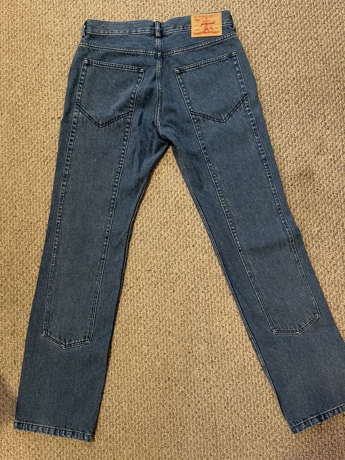 Y/Project Y/Project Blue Stonewas Xl Pocket Jeans Size US 30 / EU 46 - 4 Thumbnail