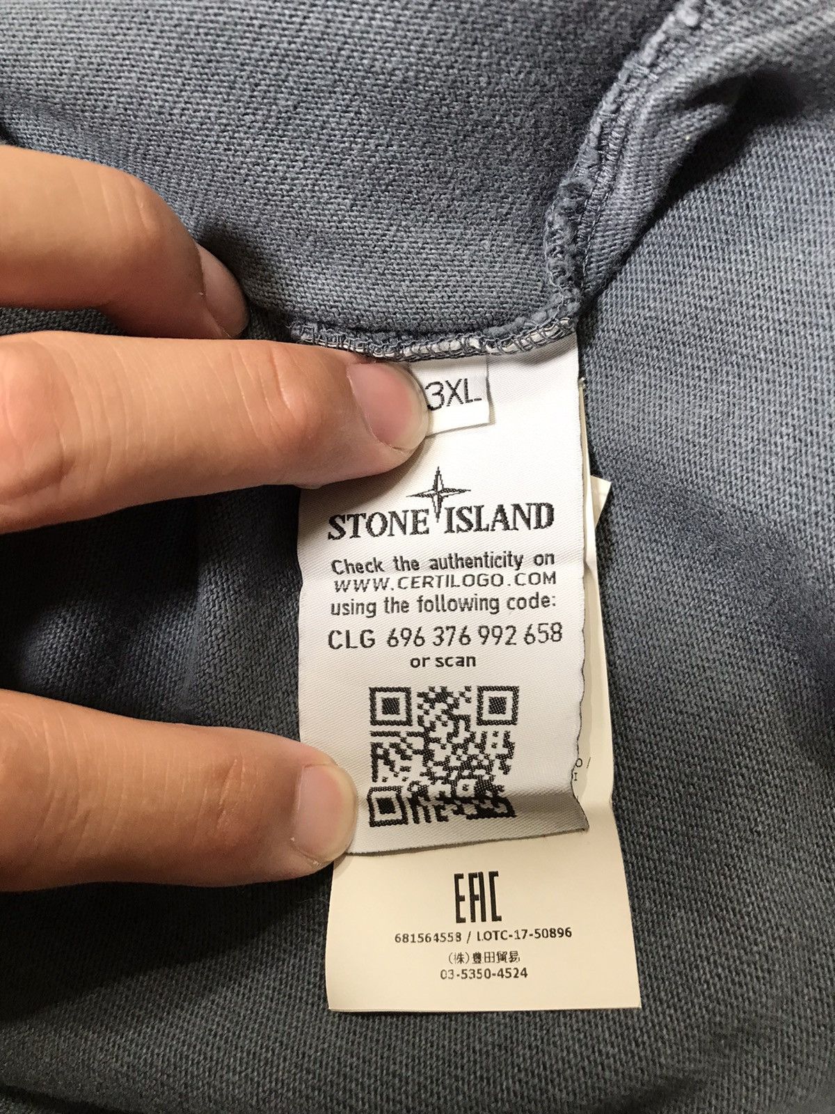 Stone Island Stone Island Vintage Washed Crewneck 3XL Rare Size Sale !! Size US XL / EU 56 / 4 - 5 Thumbnail