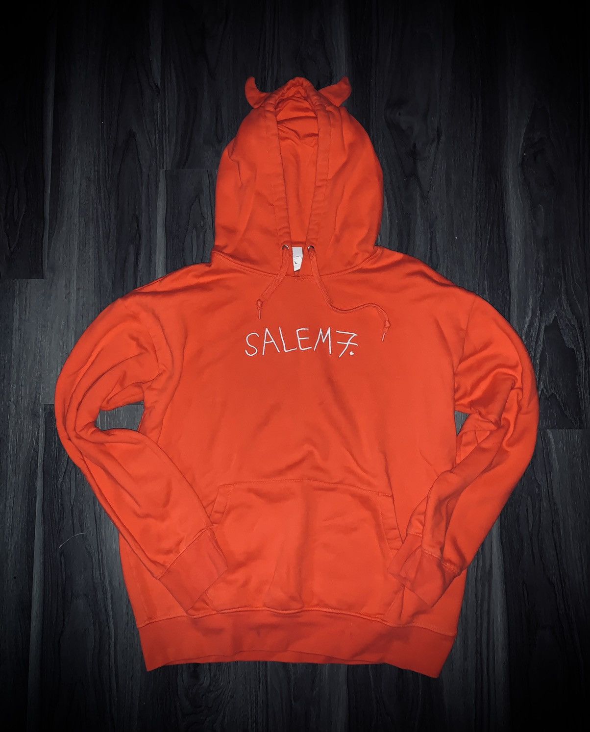 Salem7 Goodie Horn Red Hoodie