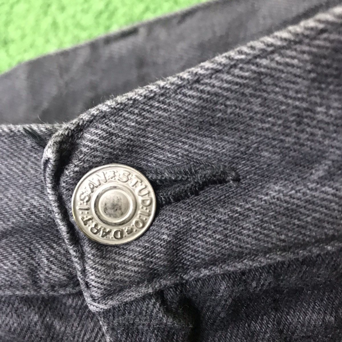 Studio D'Artisan Vintage Studio D Artisan Faded Black Denim Jeans Size US 32 / EU 48 - 16 Thumbnail