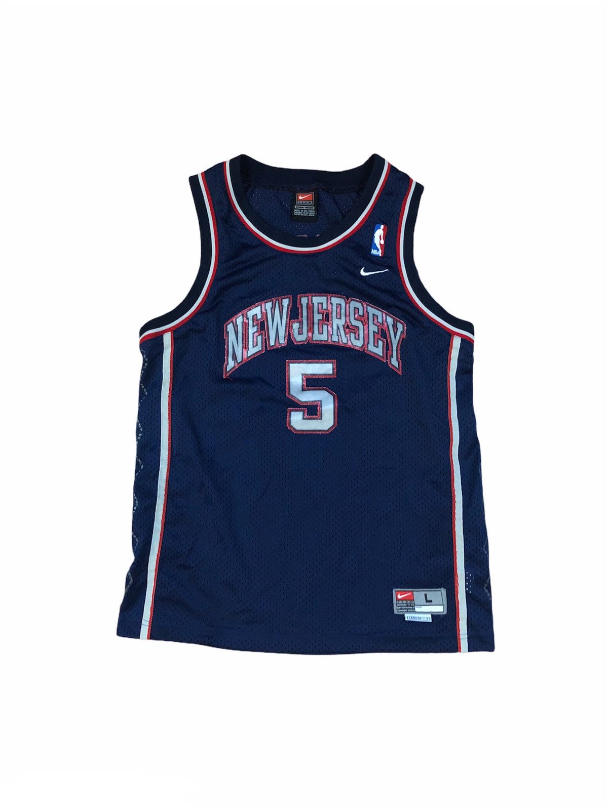 NBA Vintage 2000s Nike New Jersey Nets Jersey Jason Kidd 5 Size US S / EU 44-46 / 1 - 1 Thumbnail