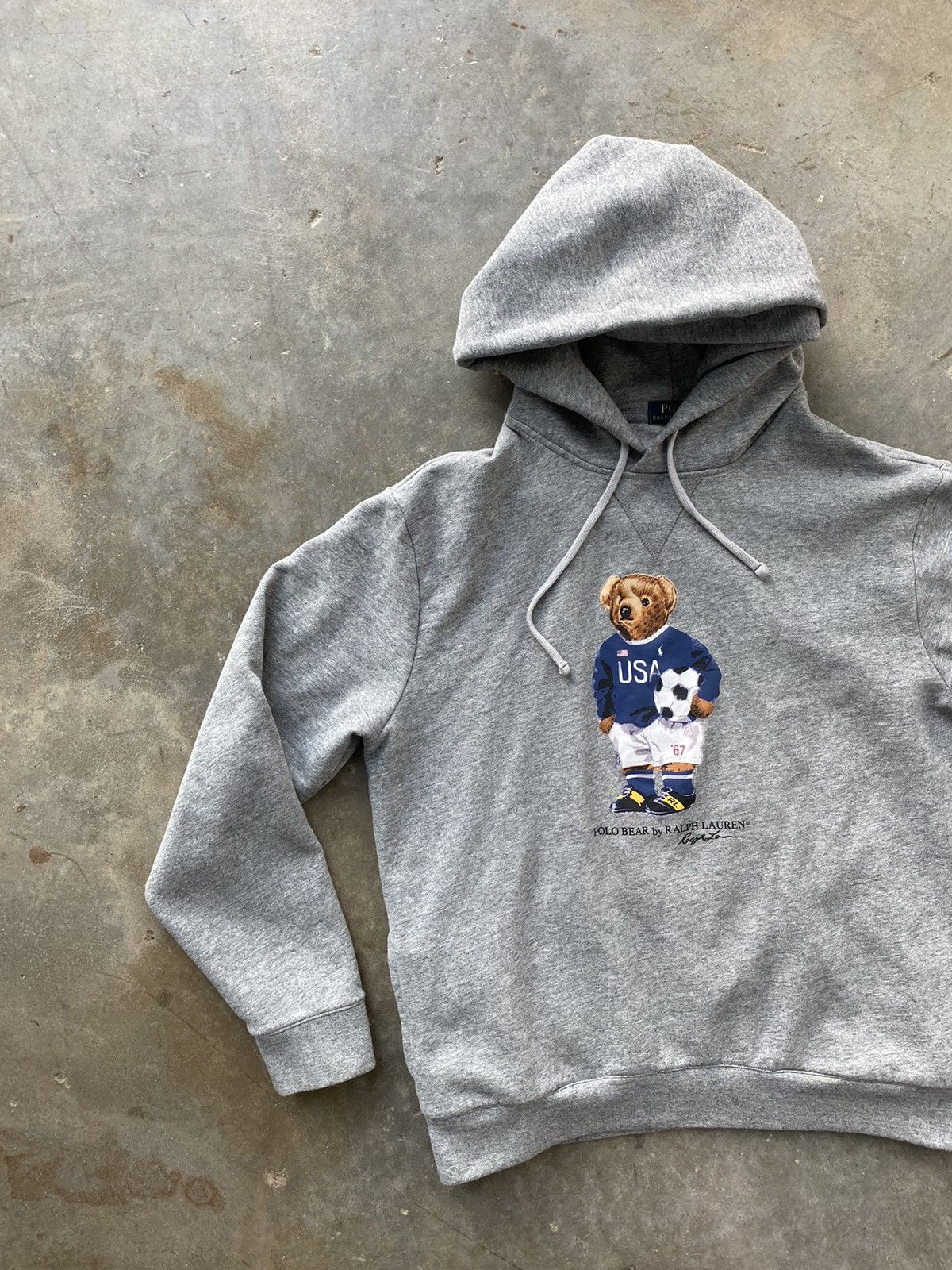 Polo bear soccer hoodie sale