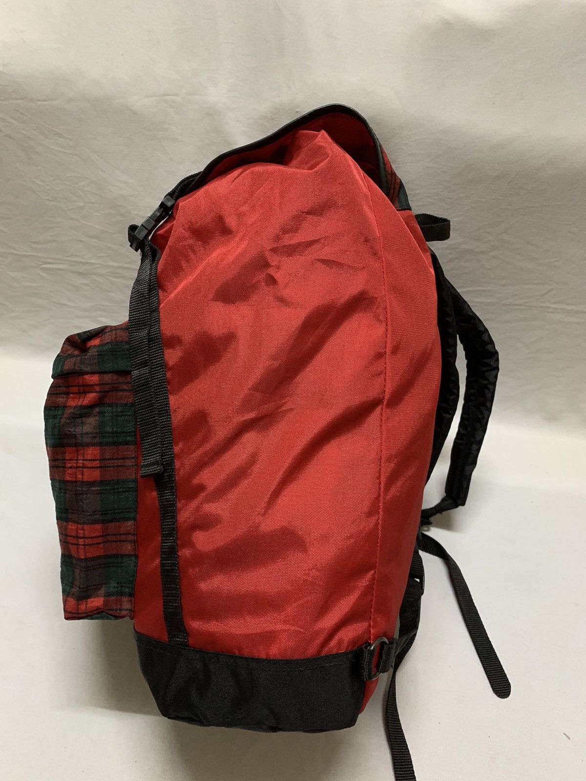Vintage Vintage Rucksack - Lightweight Checkered Backpack Size ONE SIZE - 5 Thumbnail