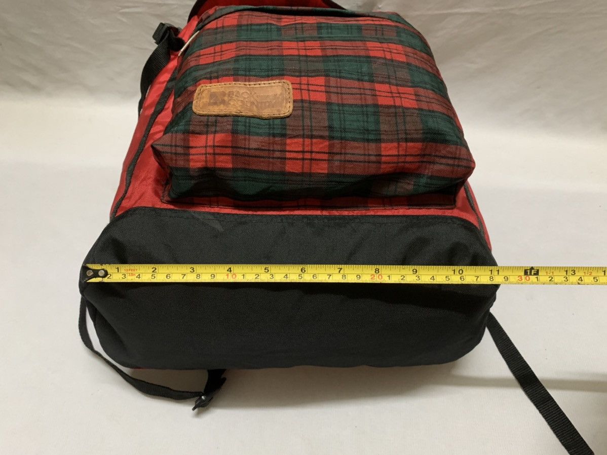 Vintage Vintage Rucksack - Lightweight Checkered Backpack Size ONE SIZE - 16 Thumbnail
