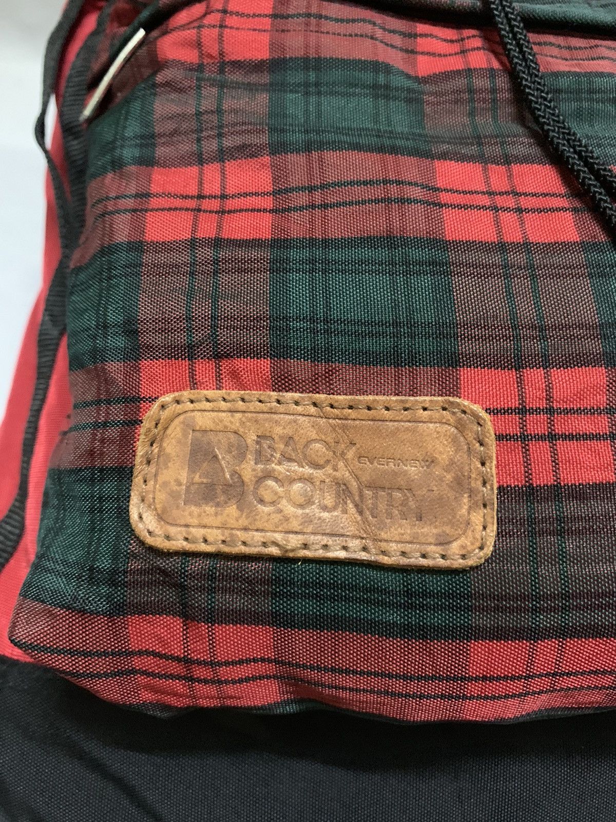 Vintage Vintage Rucksack - Lightweight Checkered Backpack Size ONE SIZE - 8 Thumbnail