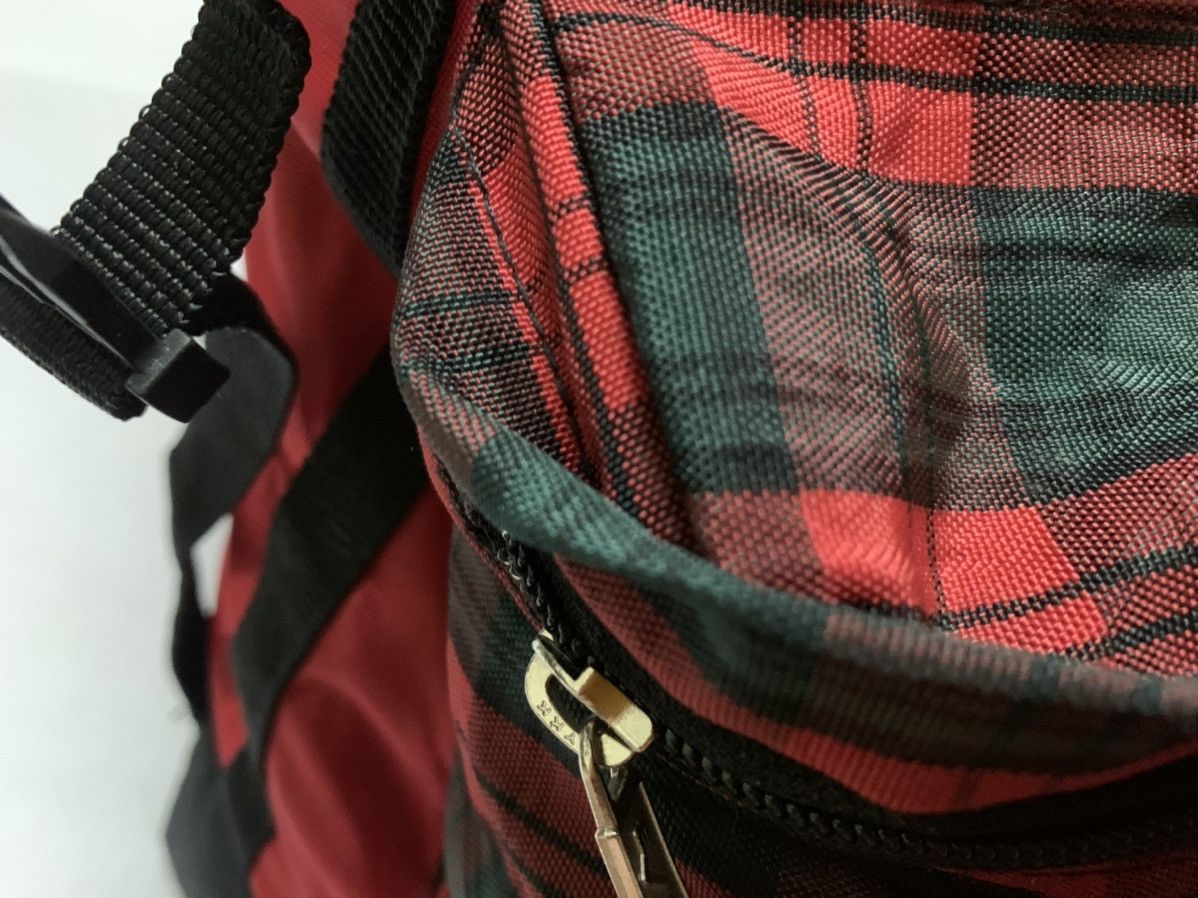 Vintage Vintage Rucksack - Lightweight Checkered Backpack Size ONE SIZE - 11 Thumbnail