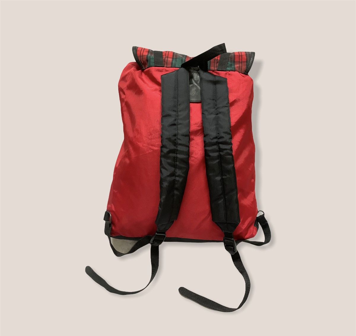 Vintage Vintage Rucksack - Lightweight Checkered Backpack Size ONE SIZE - 4 Thumbnail