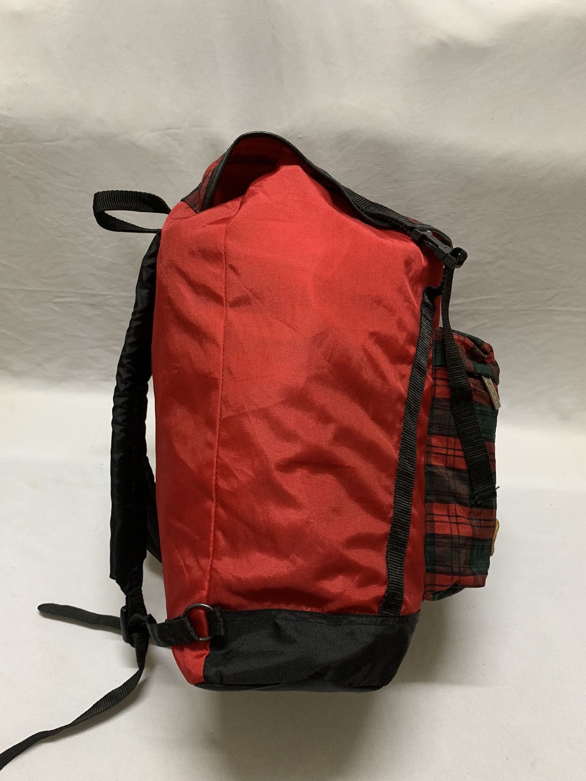 Vintage Vintage Rucksack - Lightweight Checkered Backpack Size ONE SIZE - 6 Thumbnail