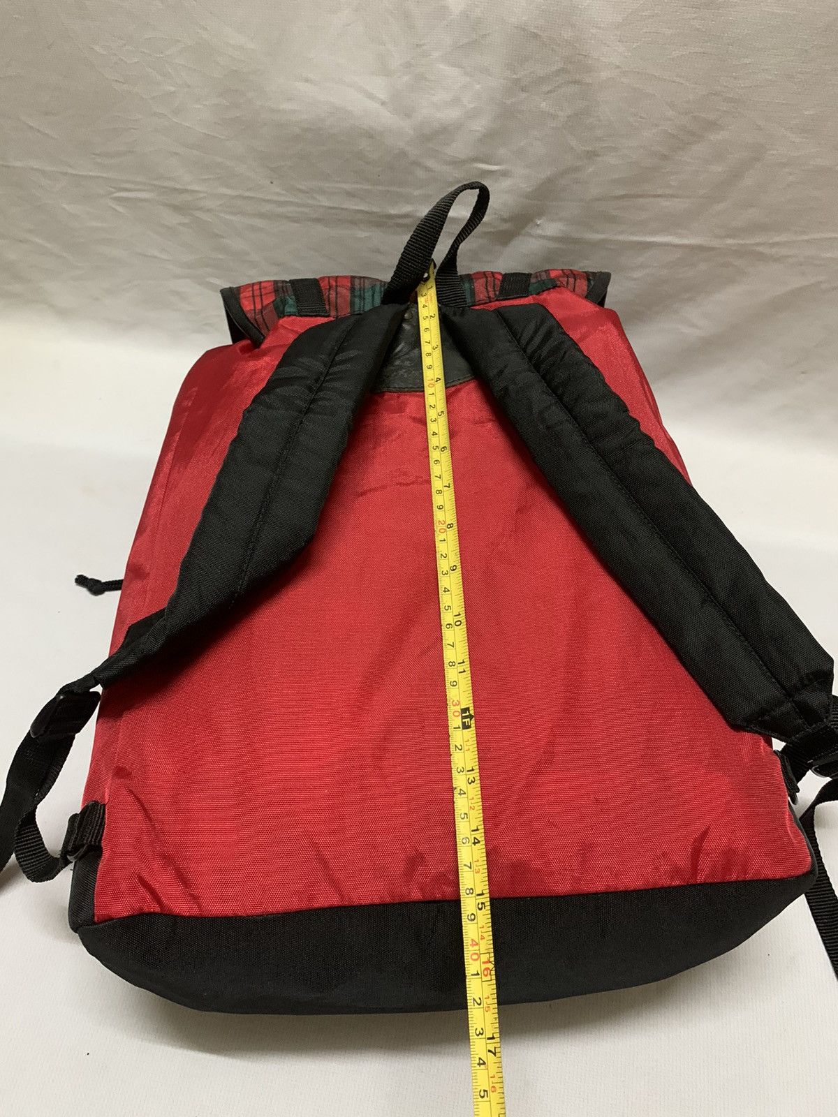 Vintage Vintage Rucksack - Lightweight Checkered Backpack Size ONE SIZE - 14 Thumbnail