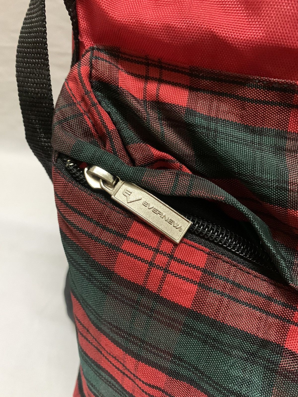 Vintage Vintage Rucksack - Lightweight Checkered Backpack Size ONE SIZE - 9 Thumbnail