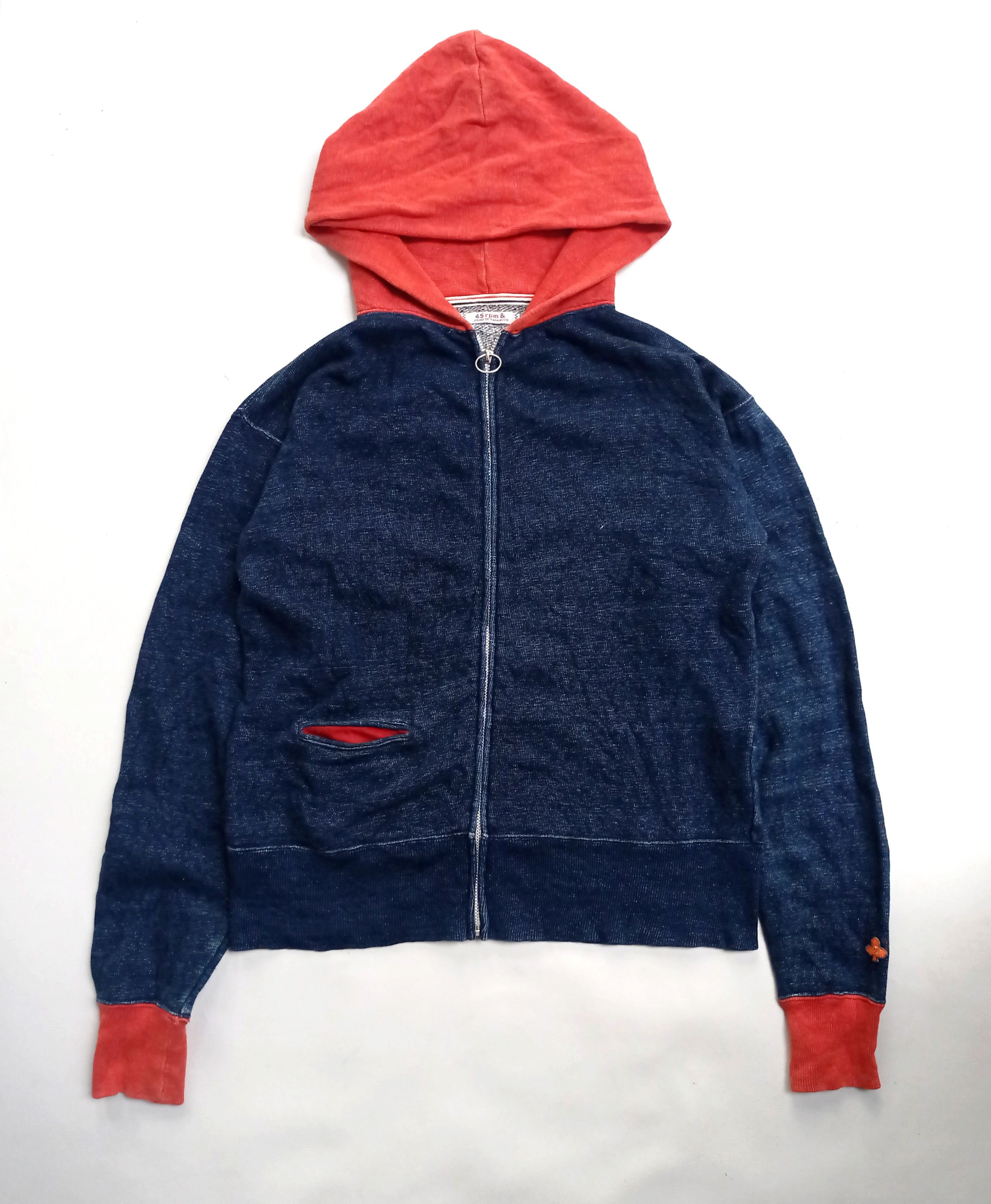 45rpm × Japanese Brand 45rpm joubu de nagamochi twotone hoodie zipper Size US M / EU 48-50 / 2 - 1 Thumbnail