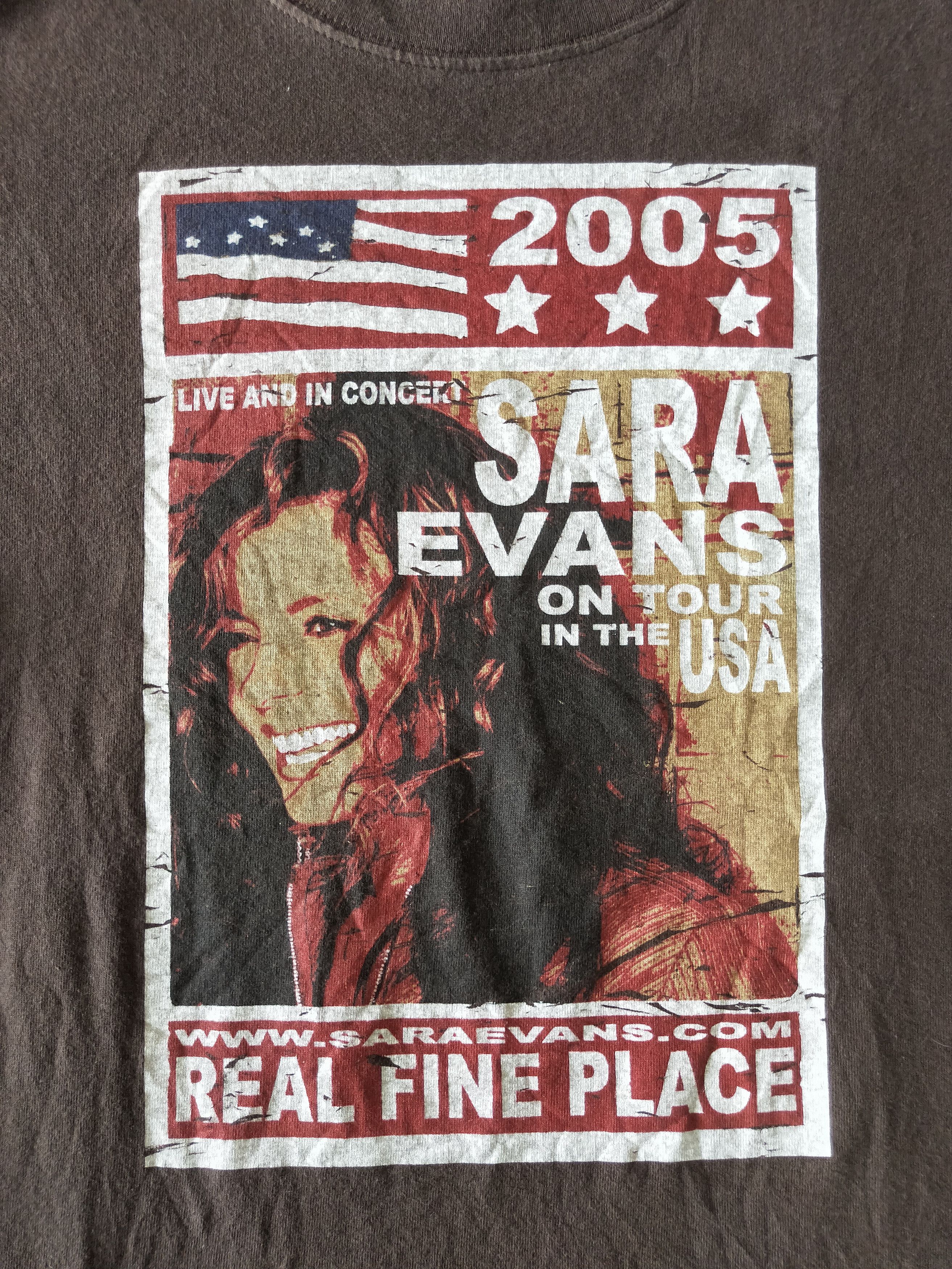 Band Tees × Vintage Vintage 2005 Sara Evans On Tour In The USA Tee Size US S / EU 44-46 / 1 - 2 Thumbnail