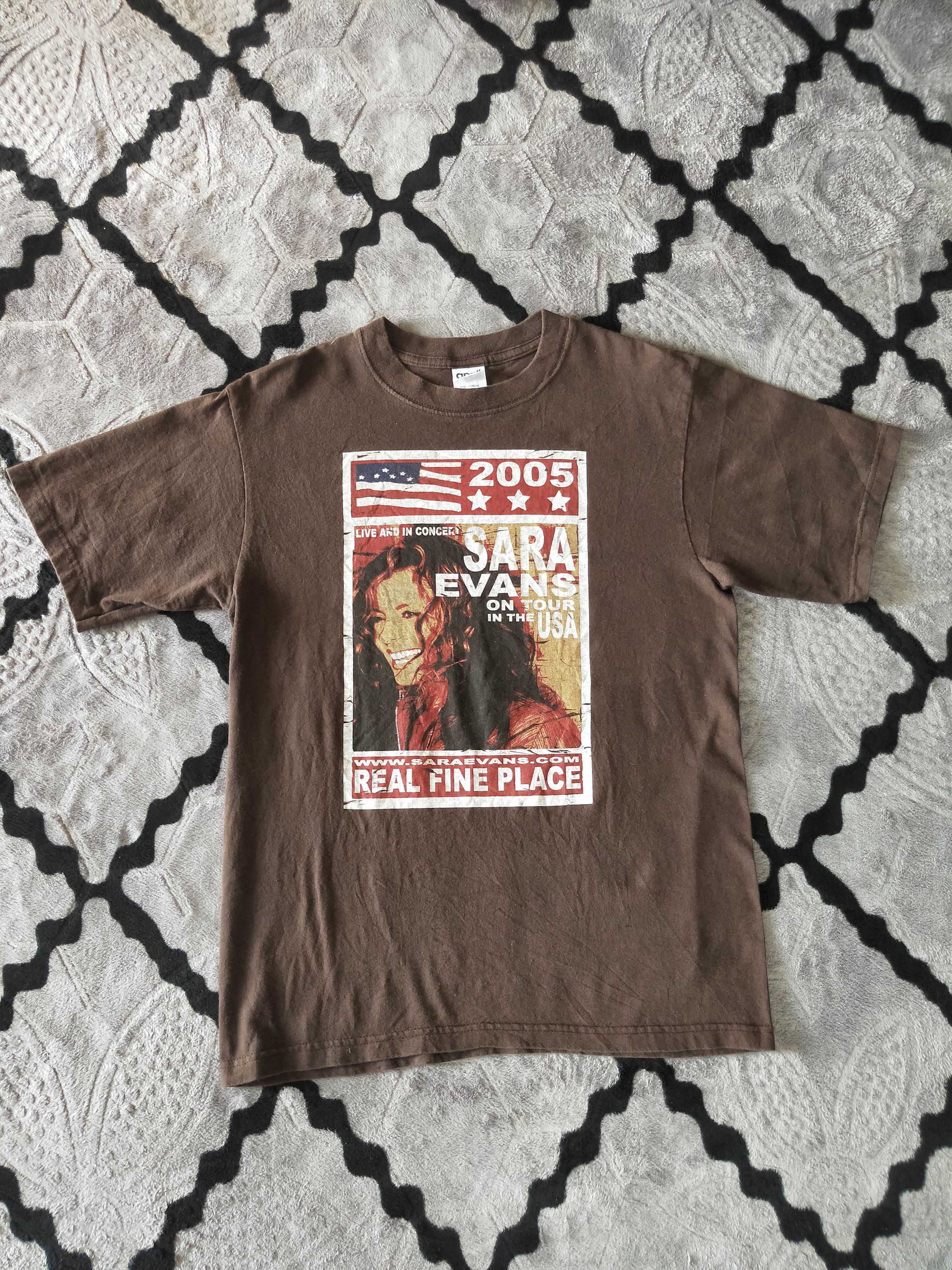 Band Tees × Vintage Vintage 2005 Sara Evans On Tour In The USA Tee Size US S / EU 44-46 / 1 - 1 Thumbnail