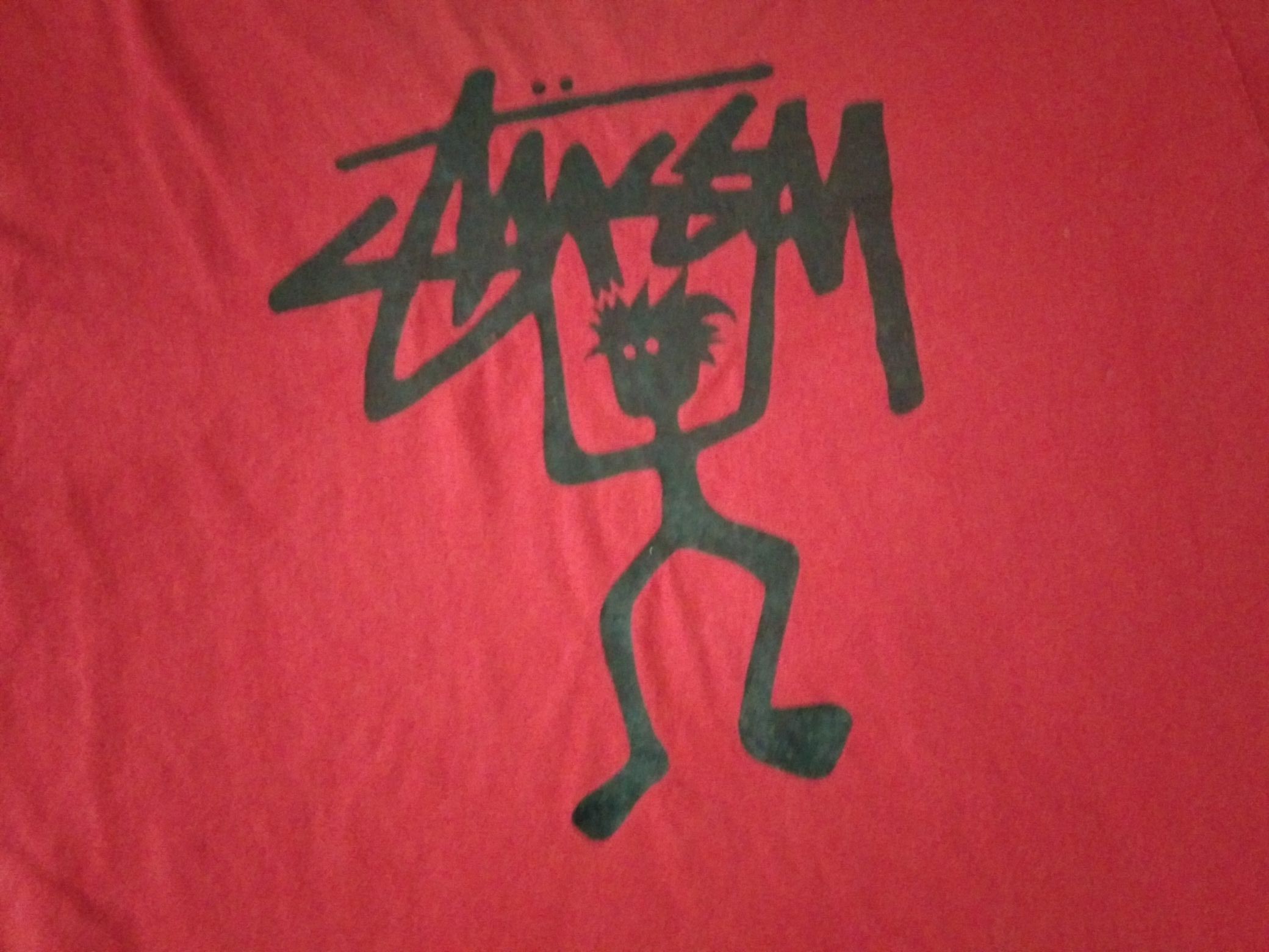 Made In Usa × Stussy × Vintage VTG 90s Stussy Stickman Made In USA vintage  | Grailed