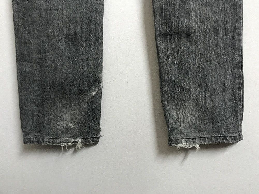 Vintage Men's Batsu Japan Distressed Patchwork Denim Bush Pant Size US 31 - 8 Thumbnail
