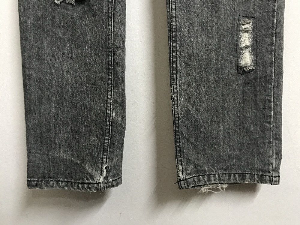 Vintage Men's Batsu Japan Distressed Patchwork Denim Bush Pant Size US 31 - 5 Thumbnail