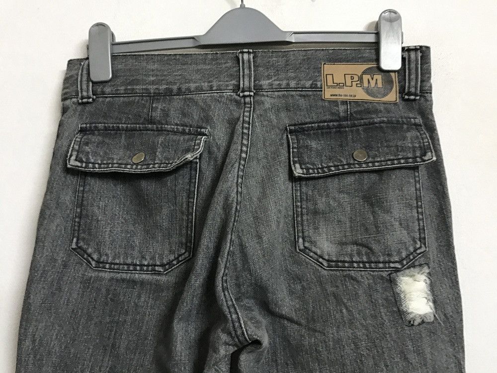 Vintage Men's Batsu Japan Distressed Patchwork Denim Bush Pant Size US 31 - 7 Thumbnail