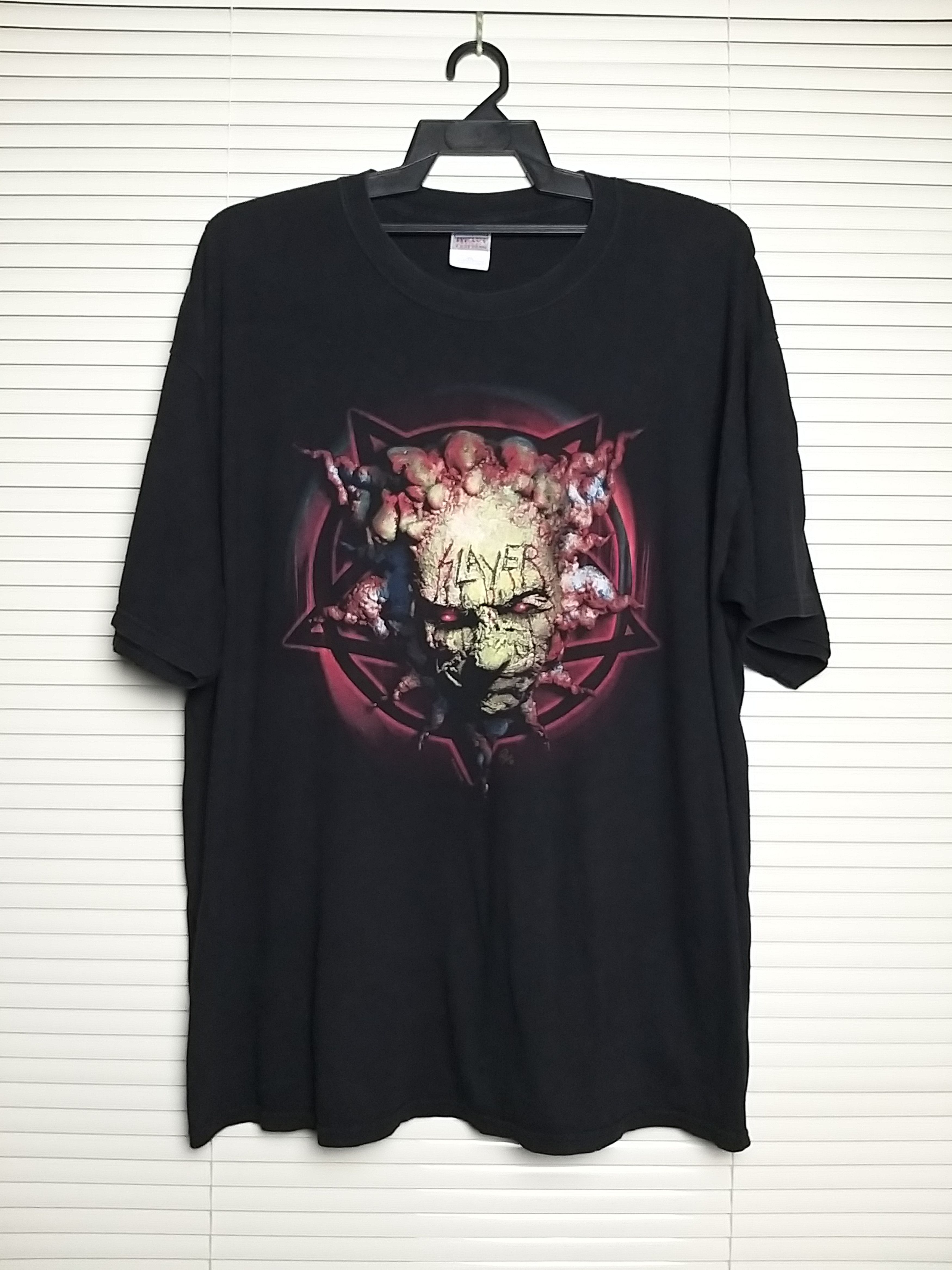 Band Tees VINTAGE Y2K SLAYER BAND 2003 T SHIRT Size US XXL / EU 58 / 5 - 2 Thumbnail