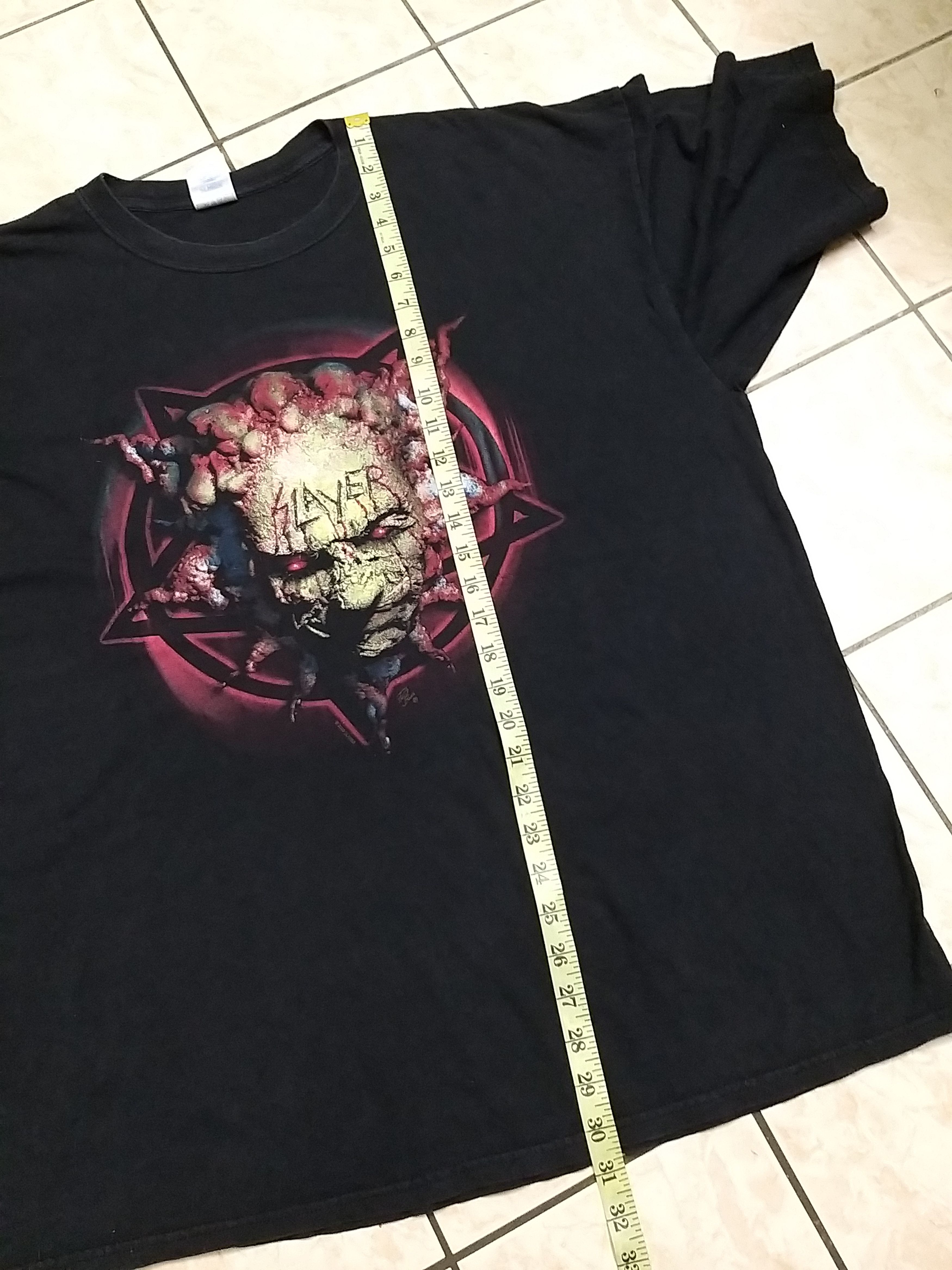 Band Tees VINTAGE Y2K SLAYER BAND 2003 T SHIRT Size US XXL / EU 58 / 5 - 6 Thumbnail