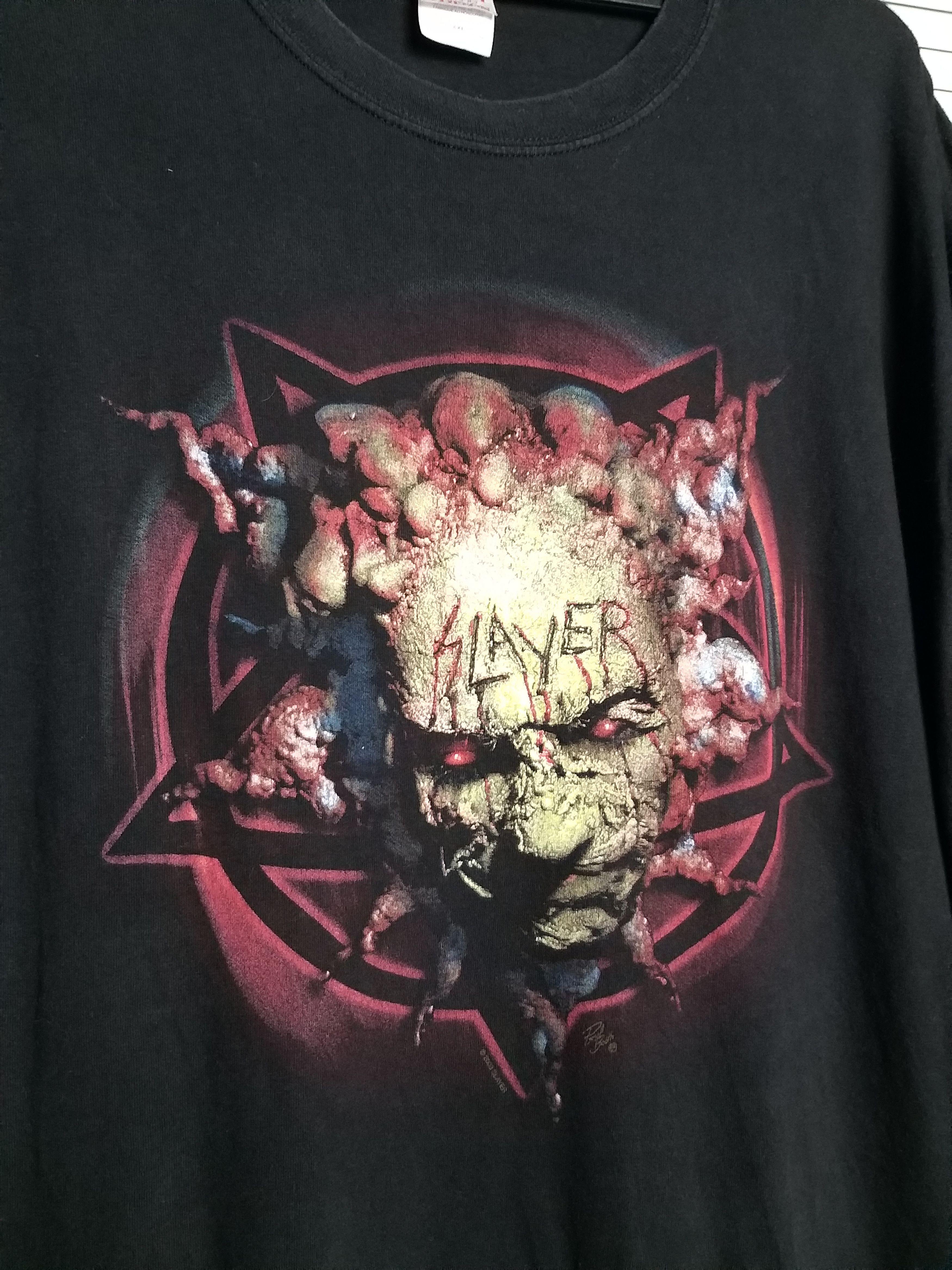 Band Tees VINTAGE Y2K SLAYER BAND 2003 T SHIRT Size US XXL / EU 58 / 5 - 1 Thumbnail