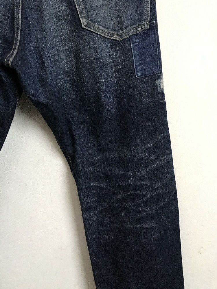 Designer × Japanese Brand × Takeo Kikuchi TAKEO KIKUCHI Japan Distressed Zigzag Patchwork Denim Size US 32 / EU 48 - 16 Thumbnail