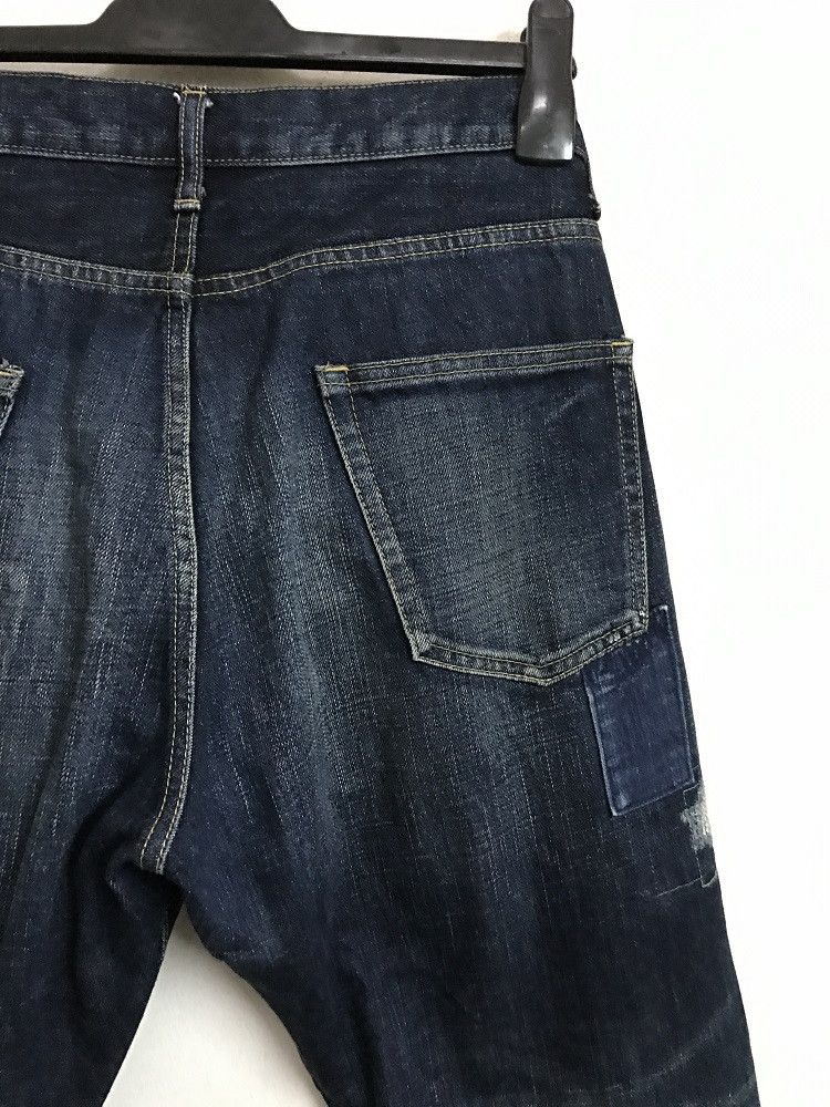 Designer × Japanese Brand × Takeo Kikuchi TAKEO KIKUCHI Japan Distressed Zigzag Patchwork Denim Size US 32 / EU 48 - 13 Thumbnail