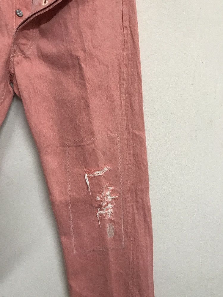 Vintage GOWEST Japan Rips Distressed Patchwork Selvedge Denim Jeans Size US 32 / EU 48 - 6 Thumbnail
