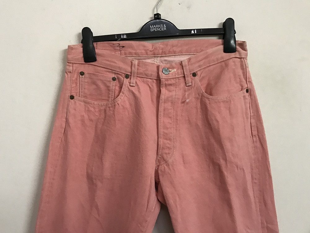 Vintage GOWEST Japan Rips Distressed Patchwork Selvedge Denim Jeans Size US 32 / EU 48 - 2 Thumbnail