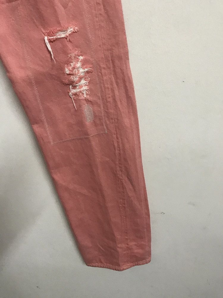 Vintage GOWEST Japan Rips Distressed Patchwork Selvedge Denim Jeans Size US 32 / EU 48 - 7 Thumbnail