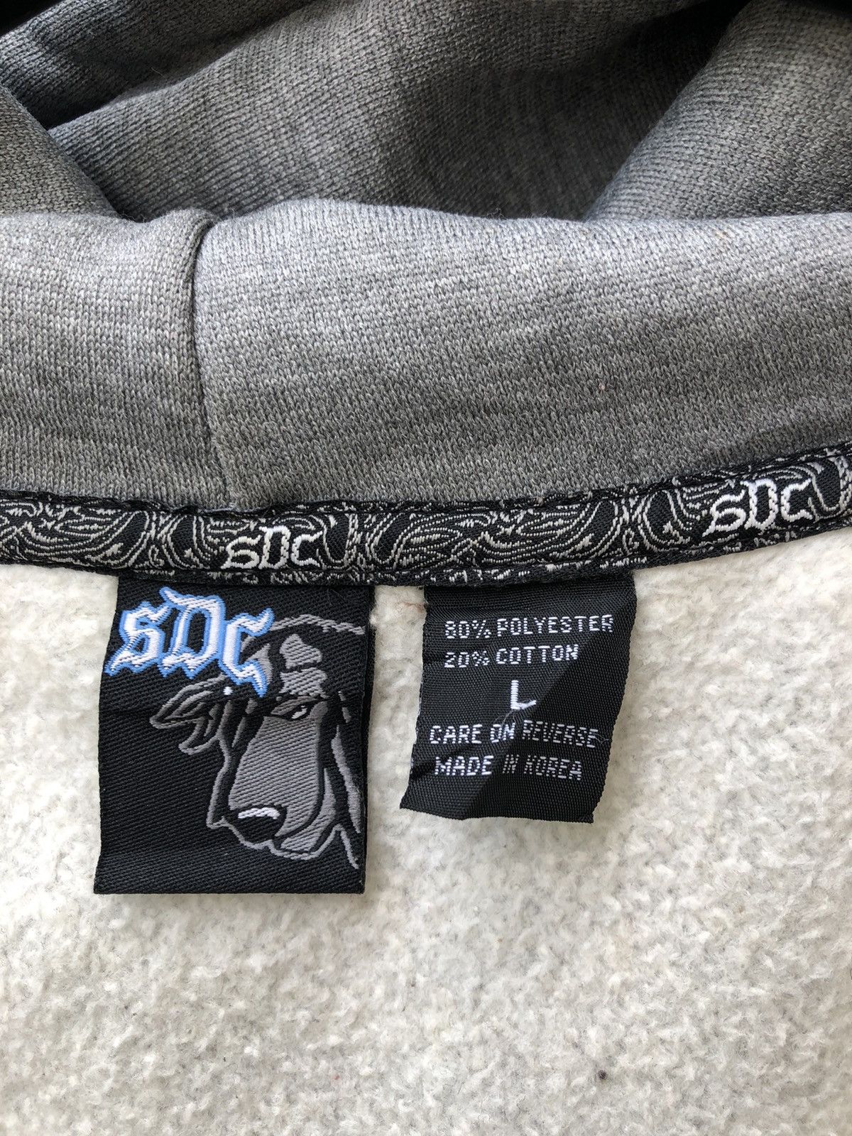 Snoop Dogg × Vintage Vintage Snoop Dogg Grey Hooded Sweater Size US L / EU 52-54 / 3 - 18 Thumbnail