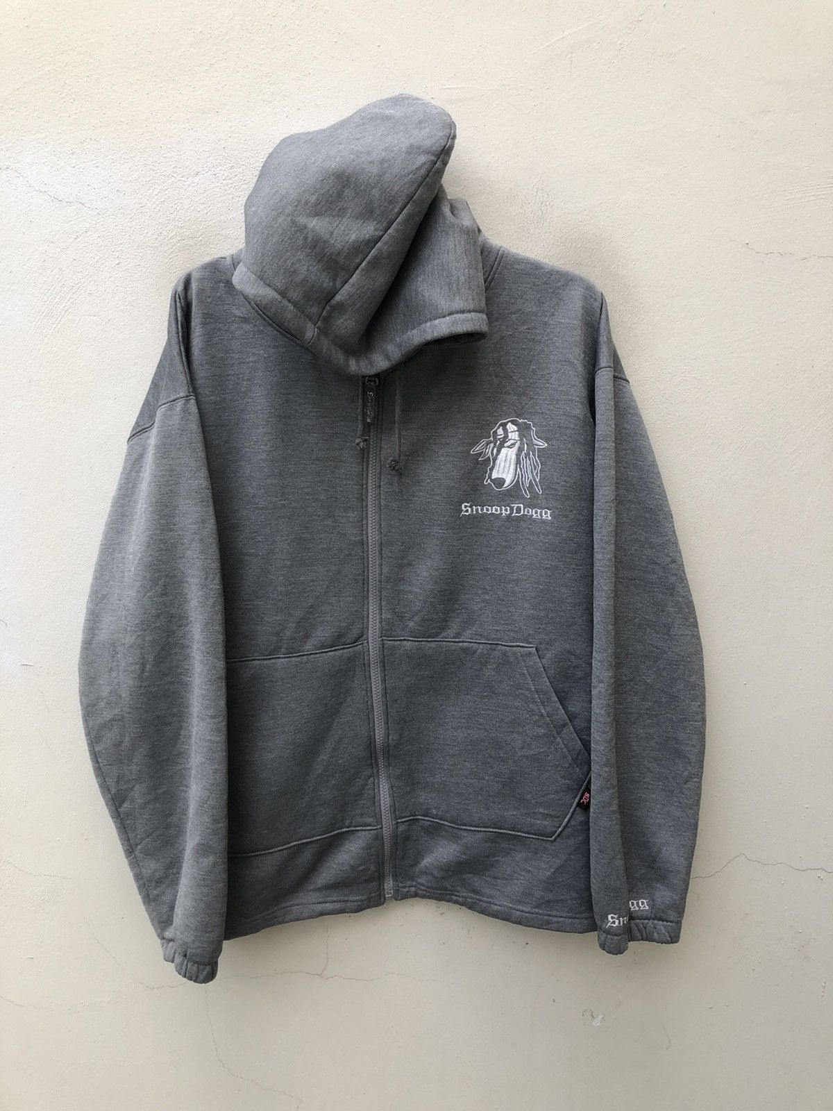 Snoop Dogg × Vintage Vintage Snoop Dogg Grey Hooded Sweater Size US L / EU 52-54 / 3 - 9 Thumbnail