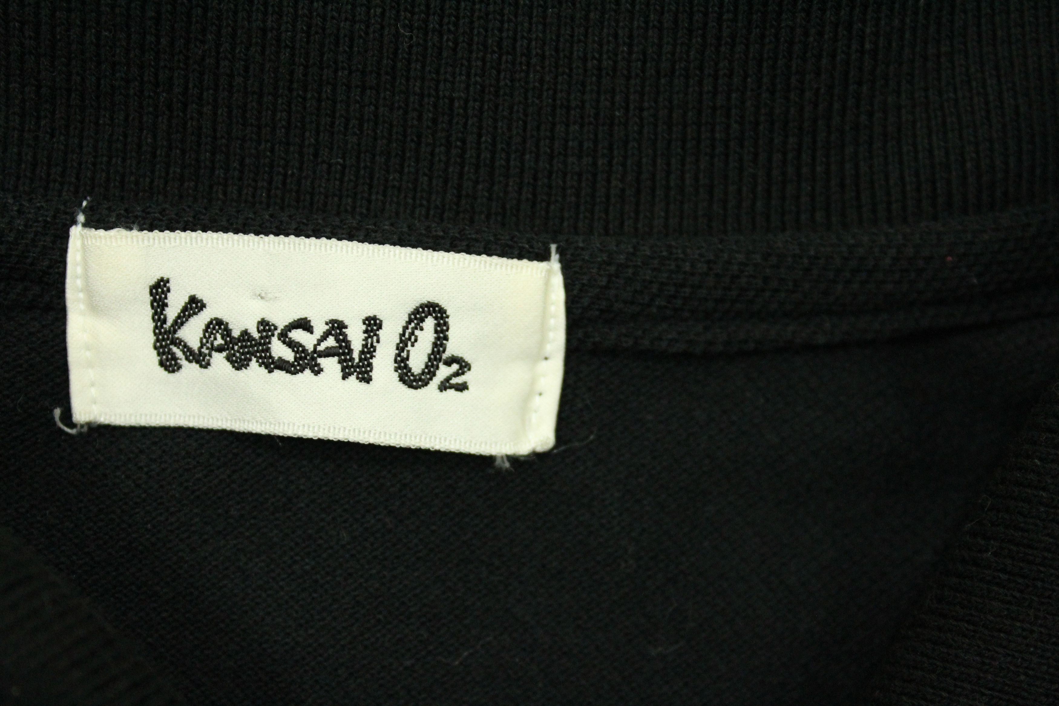 Kansai Yamamoto Vintage KANSAI O2 Shirt Embroidered Logo Dragon Crew Size US M / EU 48-50 / 2 - 10 Thumbnail