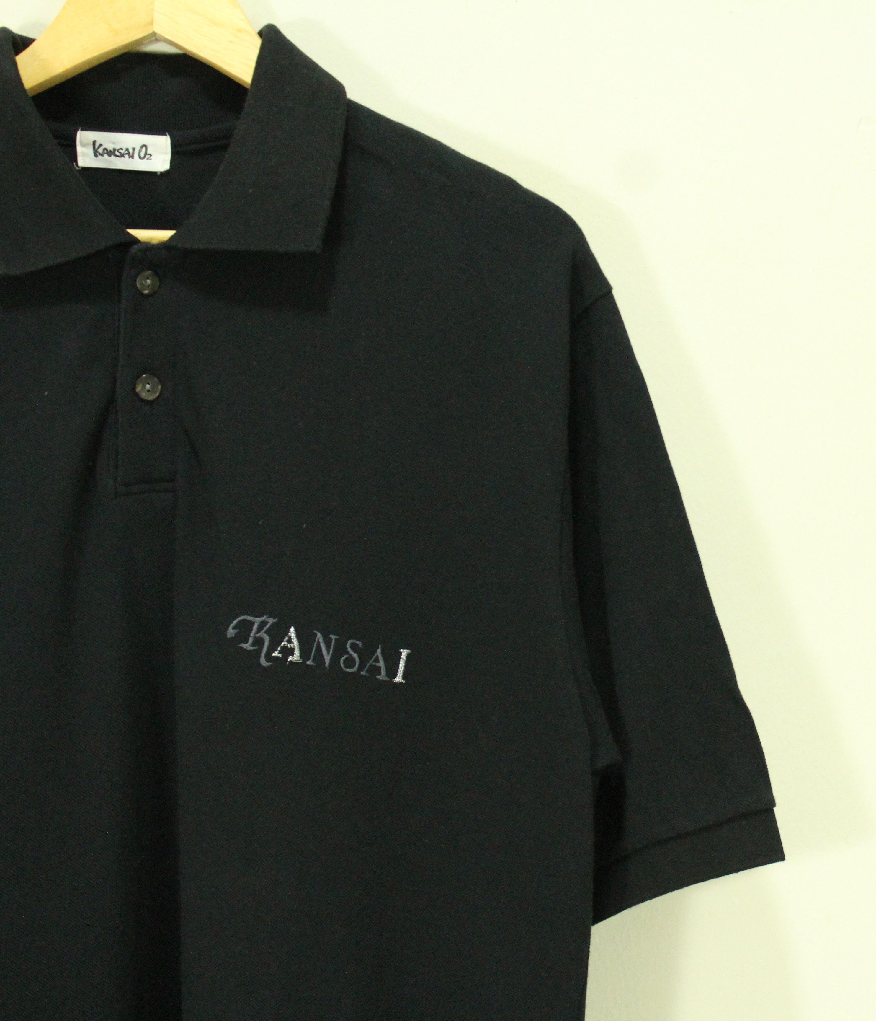 Kansai Yamamoto Vintage KANSAI O2 Shirt Embroidered Logo Dragon Crew Size US M / EU 48-50 / 2 - 5 Thumbnail