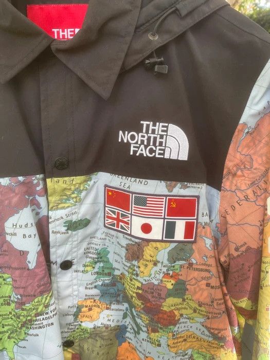 North face hotsell supreme globe jacket