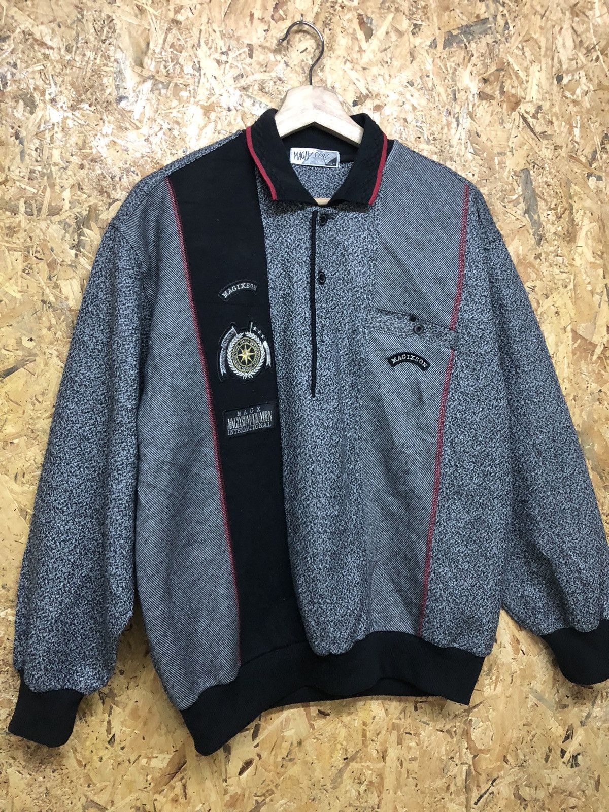 Designer × Vintage MAGIX SUN BLACK LIGHT JACKET Size US M / EU 48-50 / 2 - 2 Thumbnail