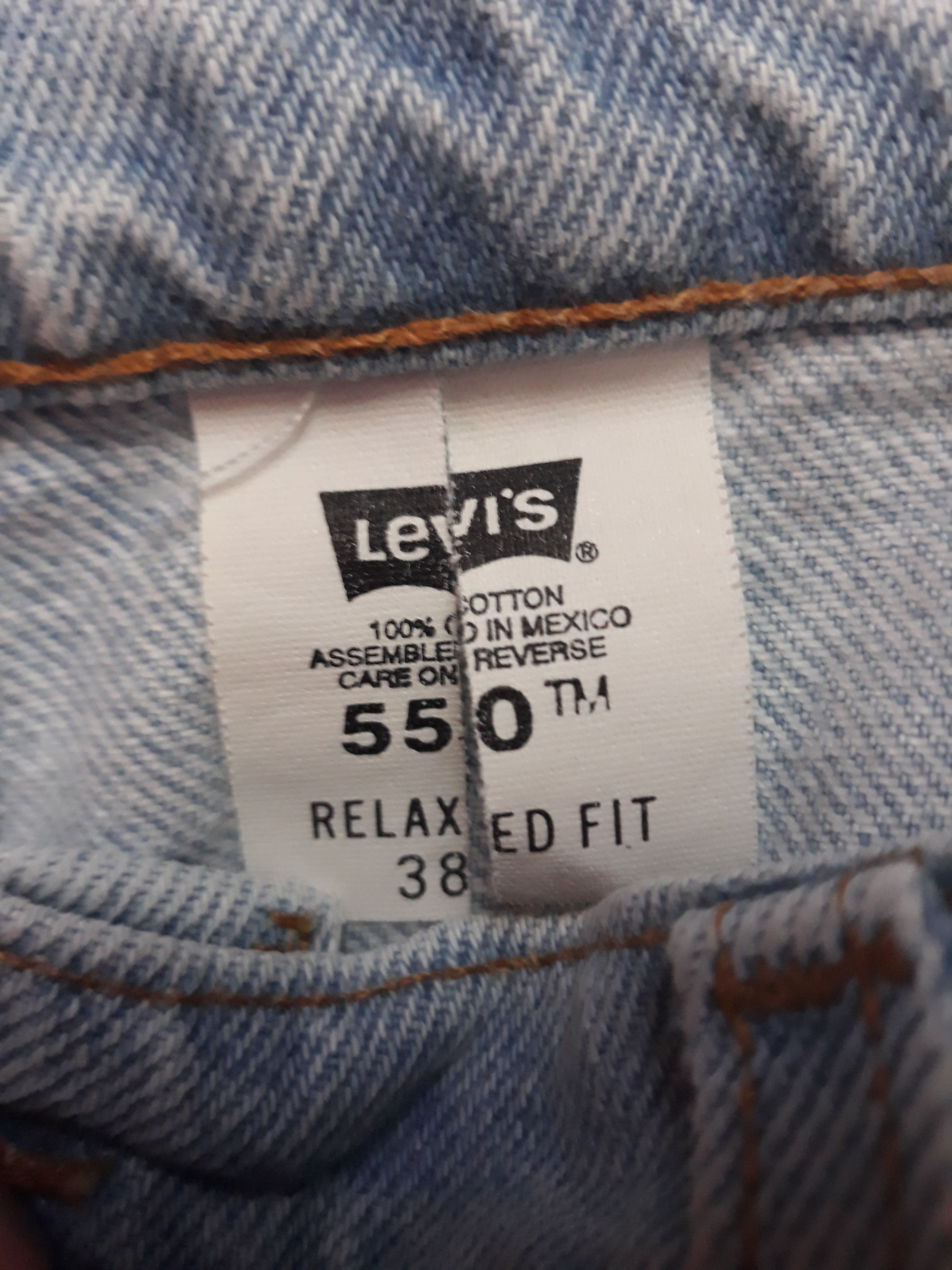 Levi's Vintage Levi's 550 Orange Tab Shorts 48 cm waist Size US 38 / EU 54 - 3 Thumbnail