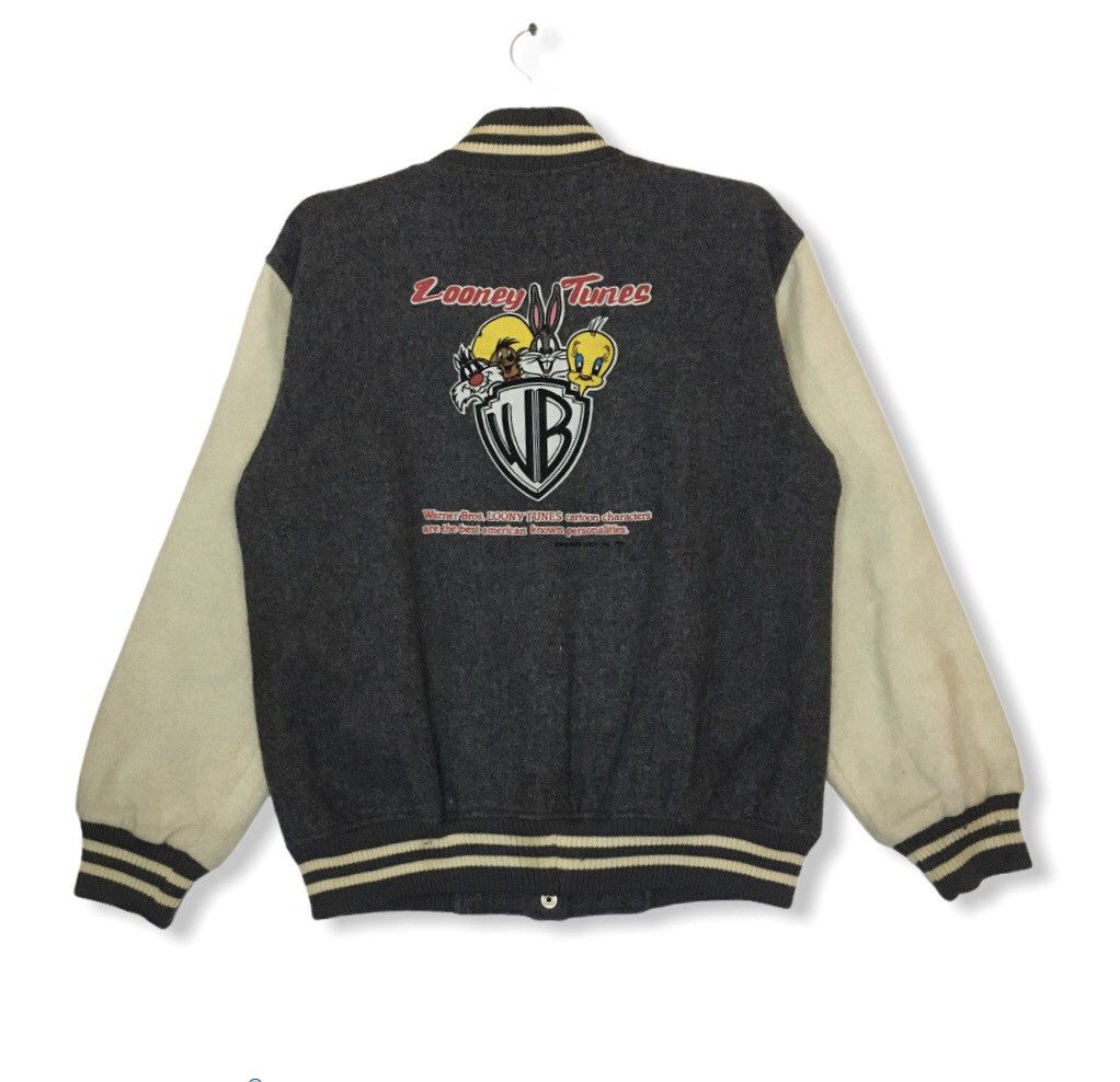 VINTAGE WARNER LOONEY TUNES VARSITY WOOL JACKET