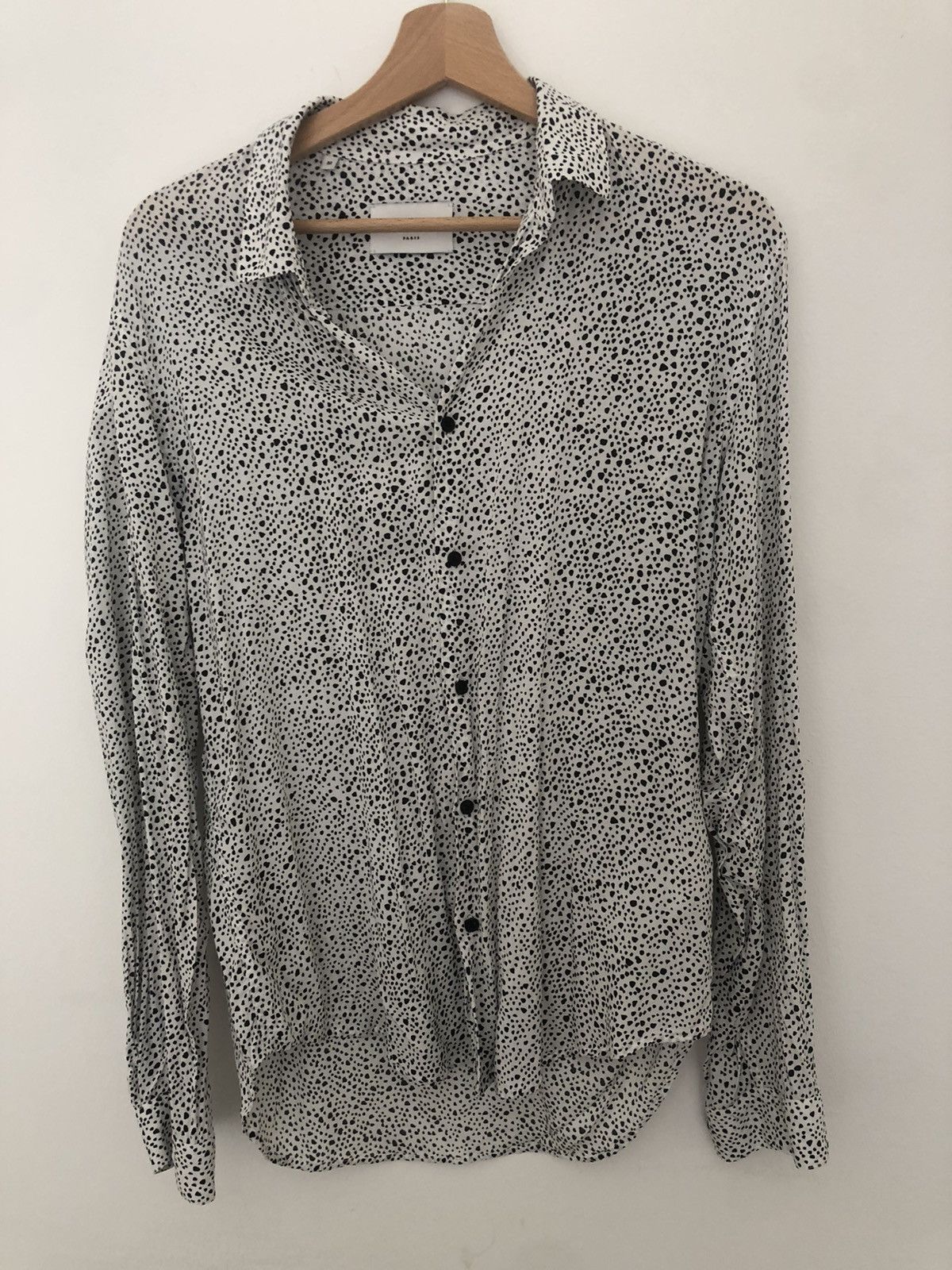 Sandro White Heartbreak Viscose Shirt Size US M / EU 48-50 / 2 - 1 Thumbnail