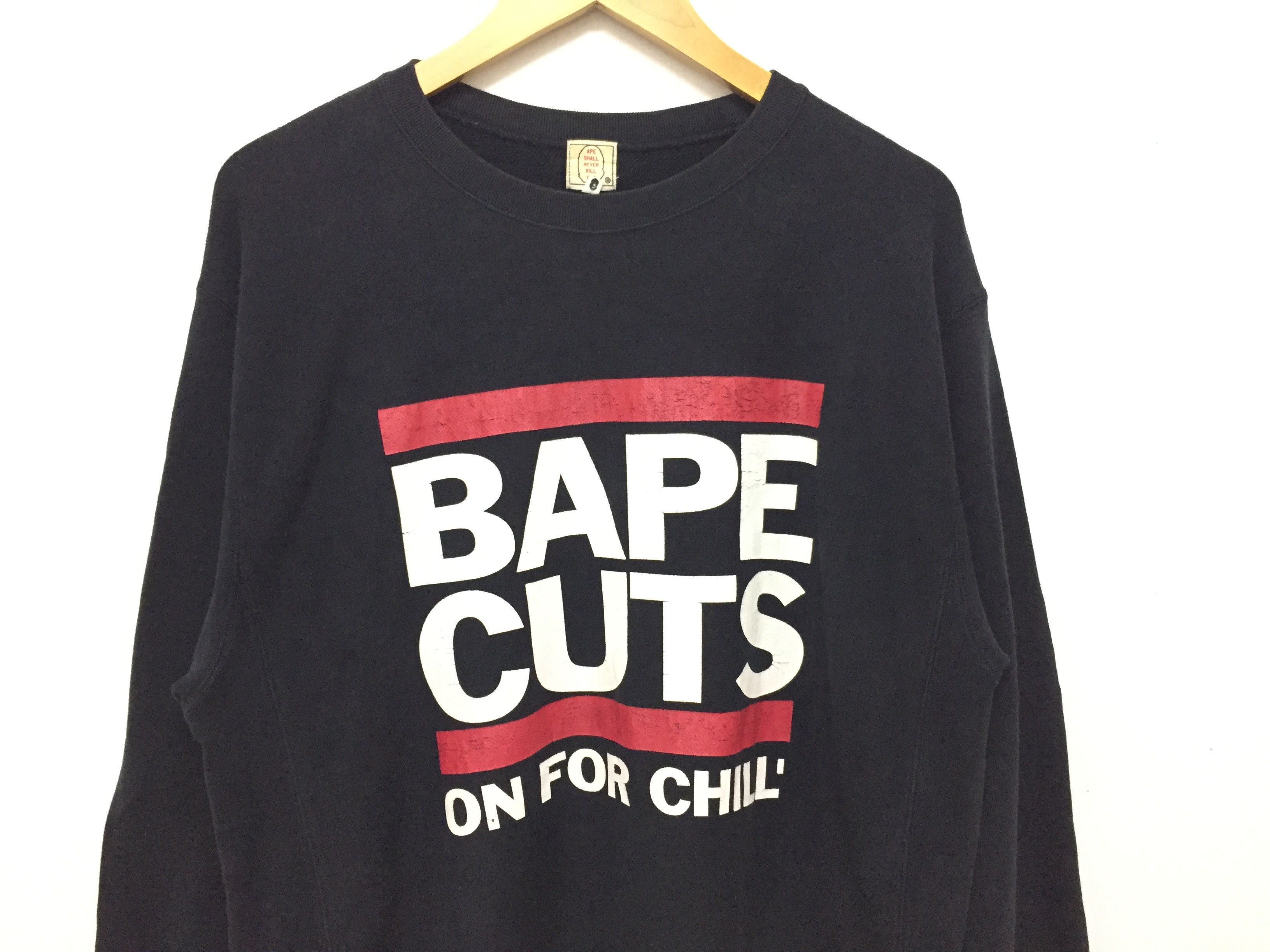 Bape 2003 Bape Cuts Crewneck Size US L / EU 52-54 / 3 - 3 Thumbnail