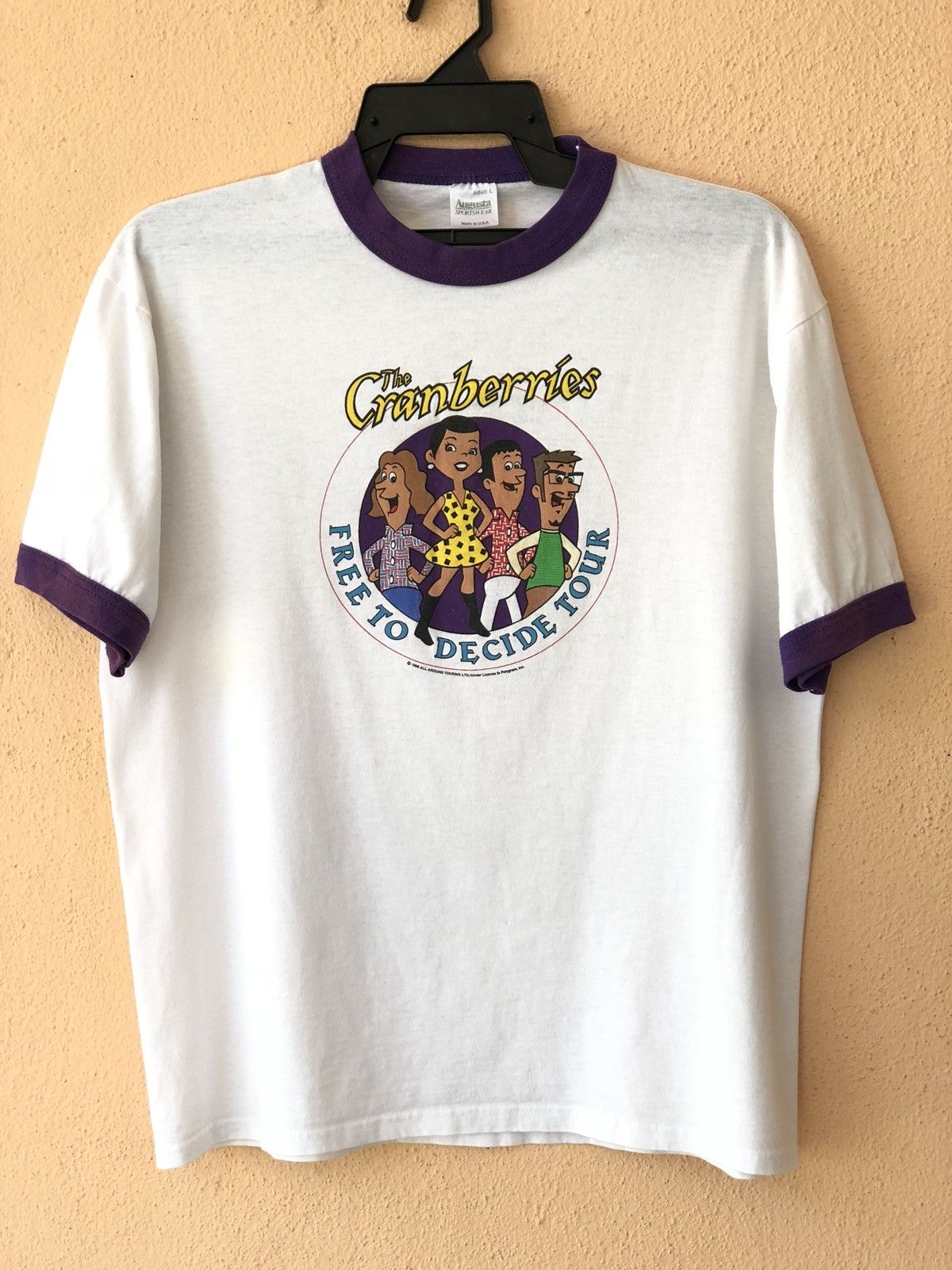 90s USA製 Vintage The Cranberries Tシャツ L 90s USA製 Vintage The Cranberries Tシャツ L