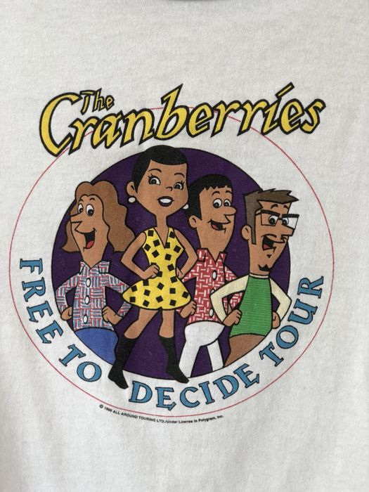 Vintage Vintage 90s The Cranberries Free To Decide Tour Tee Grailed