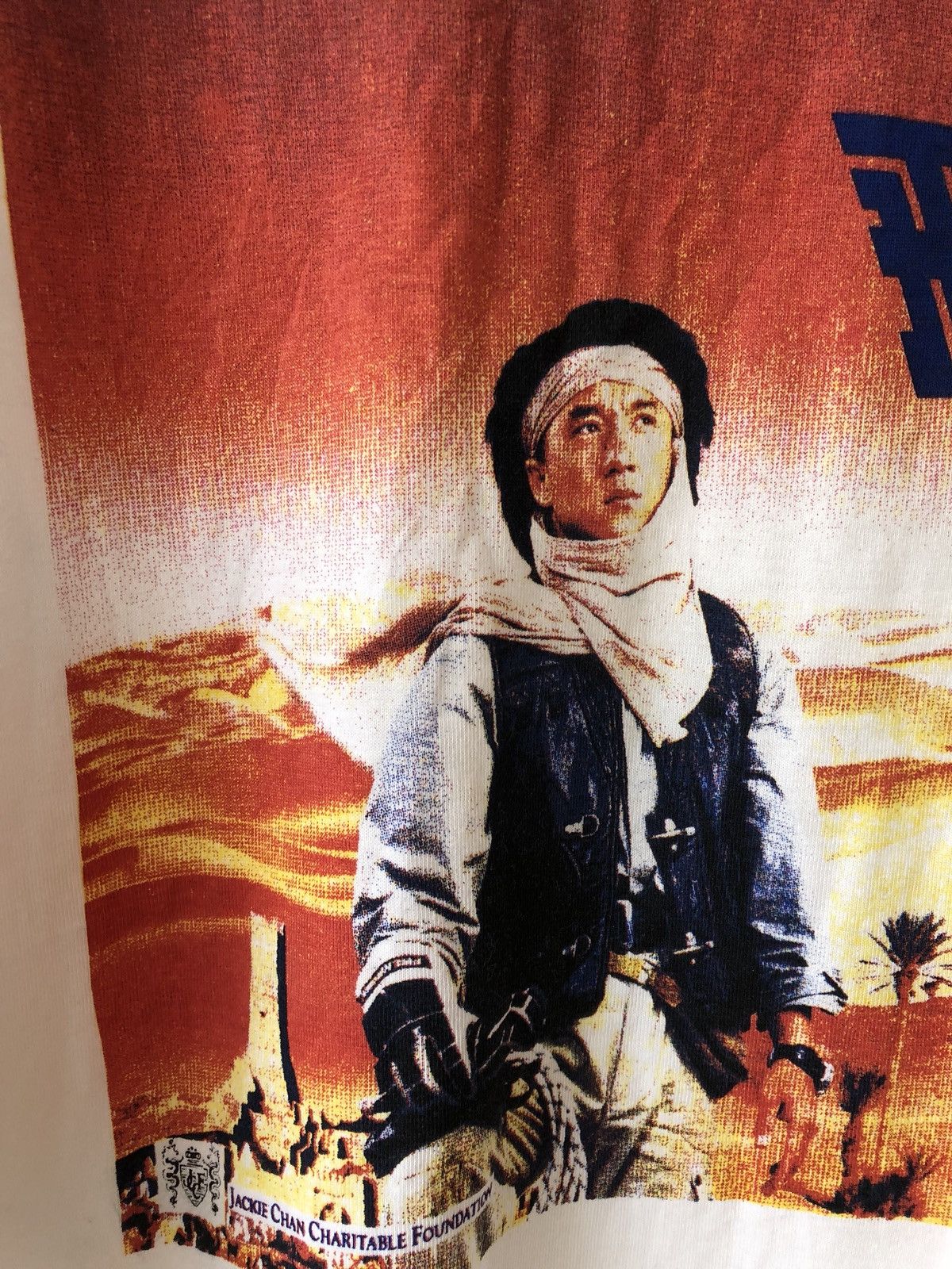 Vintage Vintage 90s Jackie Chan Armour Of God 2 Movie Promo Tee Size US M / EU 48-50 / 2 - 4 Thumbnail